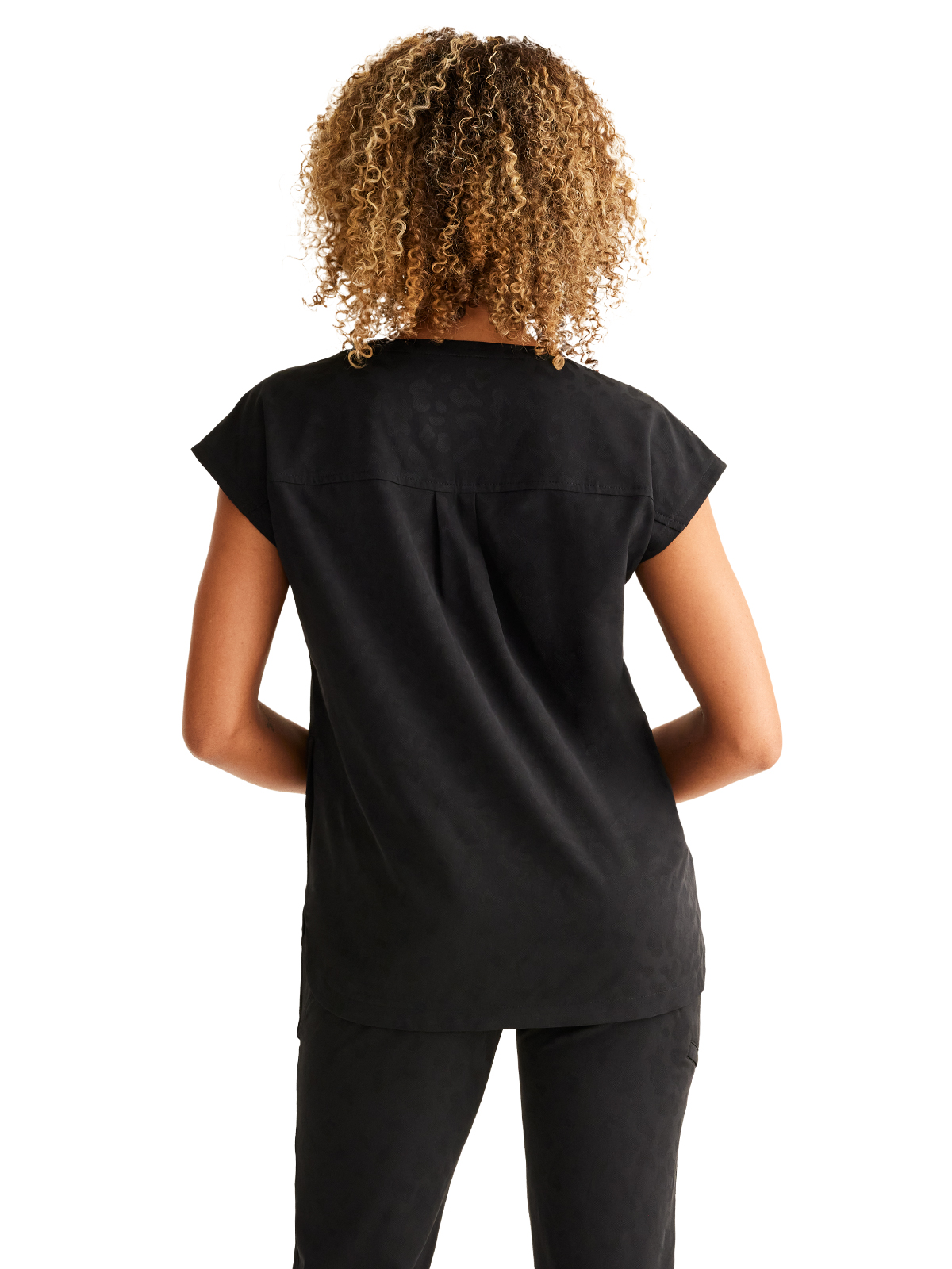 Healing Hands - HH PL Jacquard - Women's 2-Pocket Jayden Camo Top 4