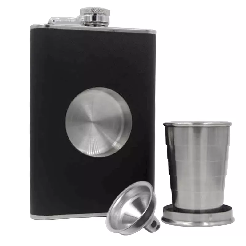 8 OZHidden Flask with Shot Glass & Funnel 2