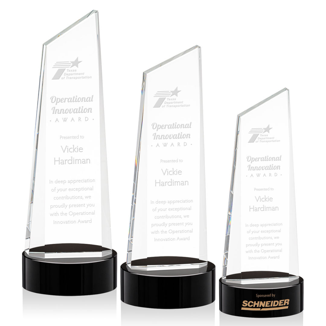 Belmont Tower Award on Stanrich Base - Black