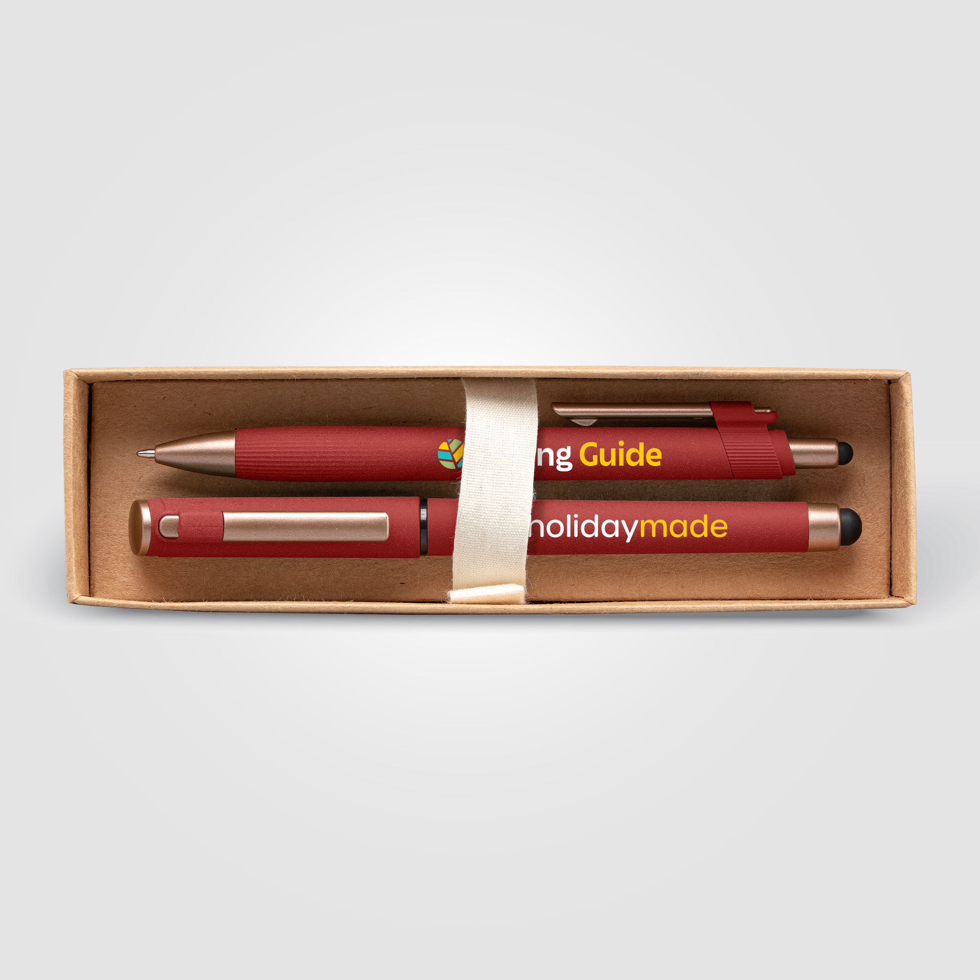 York Recycled Plastic Bronze Trim Pen Gift Set 21