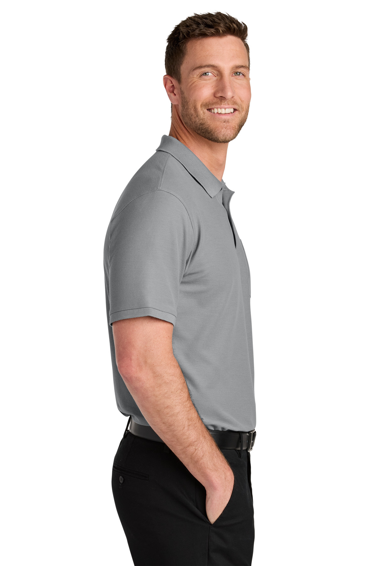 Port Authority Tall Wearever Signature Pique Pocket Polo TLK200P 35
