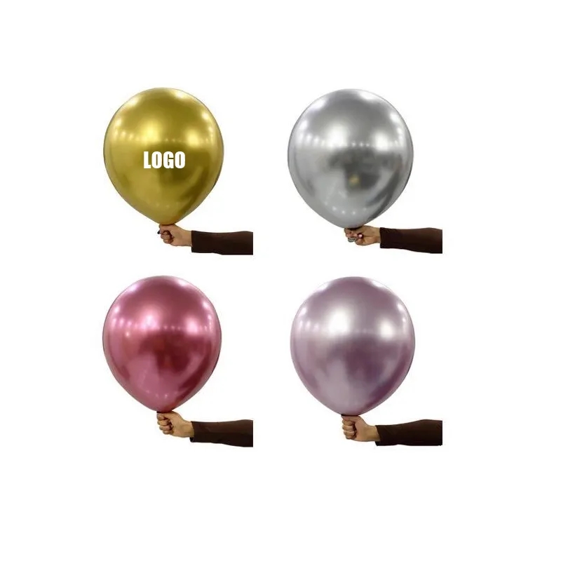 12" Metallic Latex Balloon