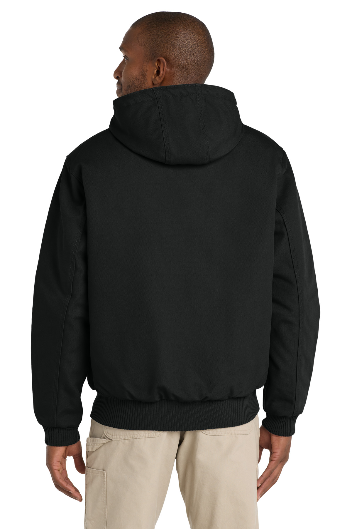 Carhartt® Quilted-Flanne-Lined Duck Active Jacket 8