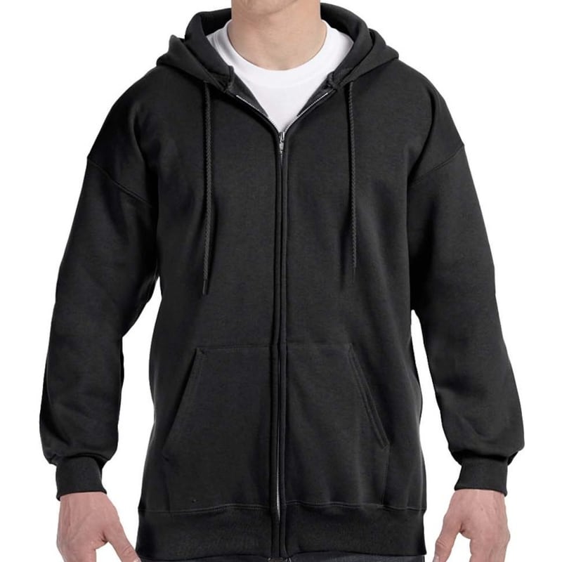 Hanes 9.7 Oz. Ultimate Cotton® 90/10 Full-Zip Hood, custom hoodie or sweatshirt with logo imprint 5