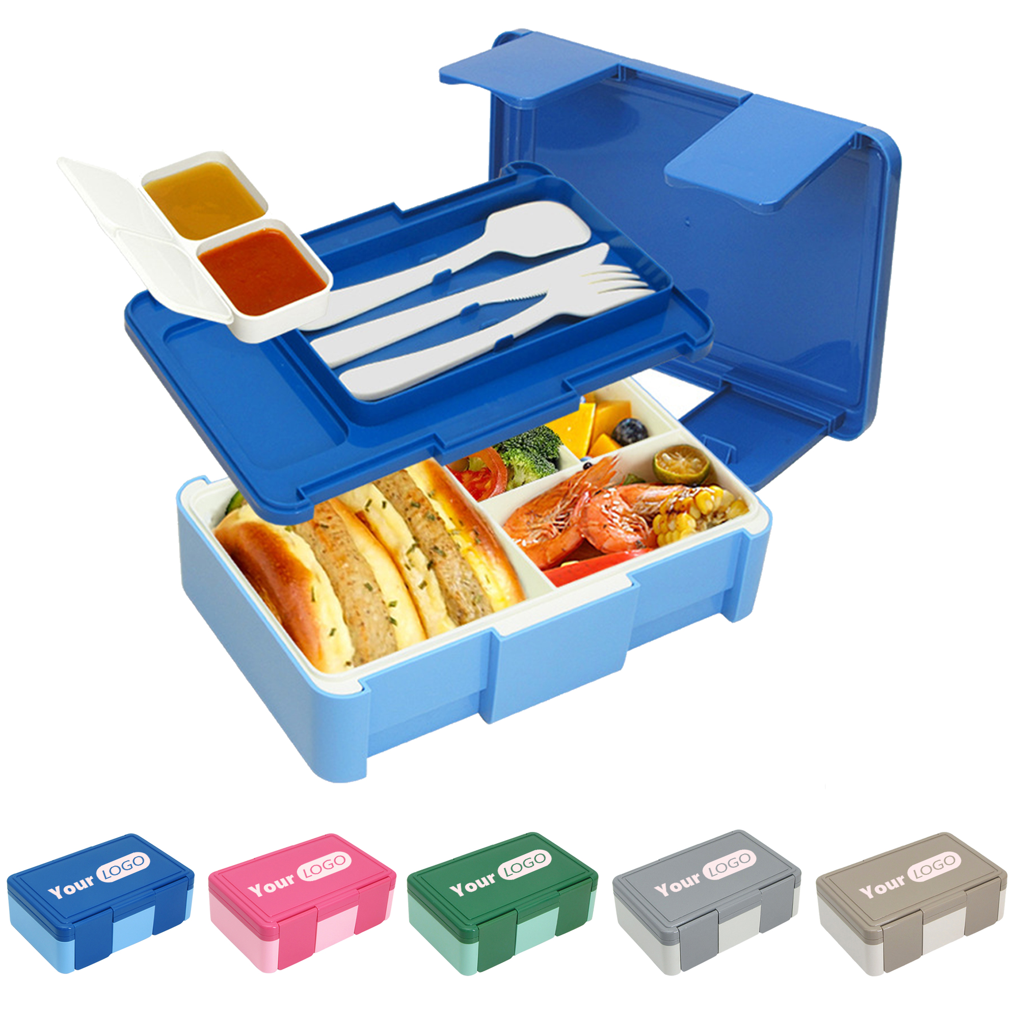Double Layer Leak-Proof Bento Box 2