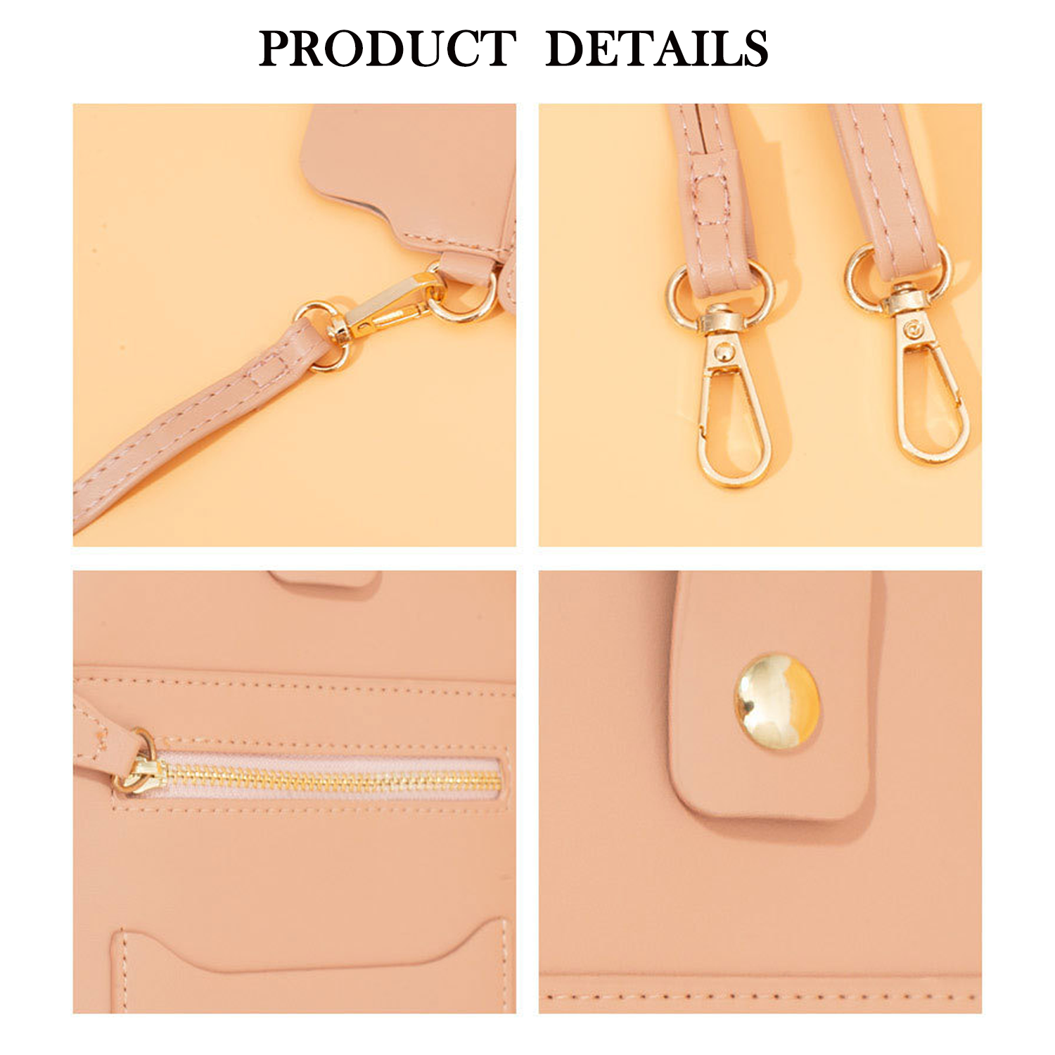 Multifunction clear touch screen Crossbody Bag 4