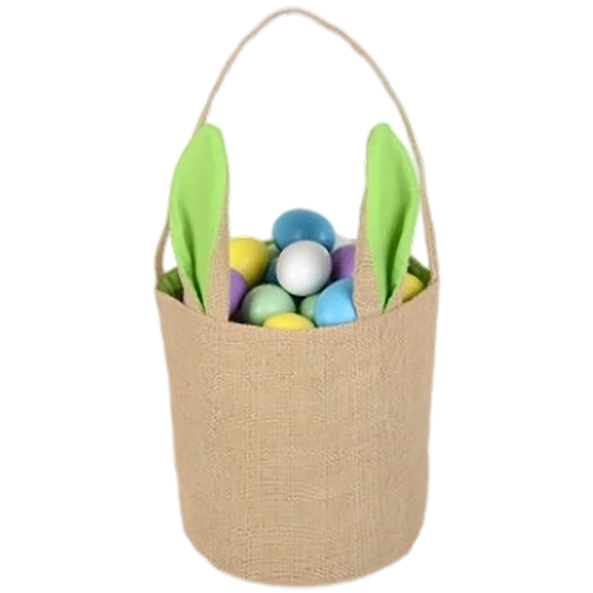 Jute Rabbit Ear Tote Bag 8.7" x 7.9" 7