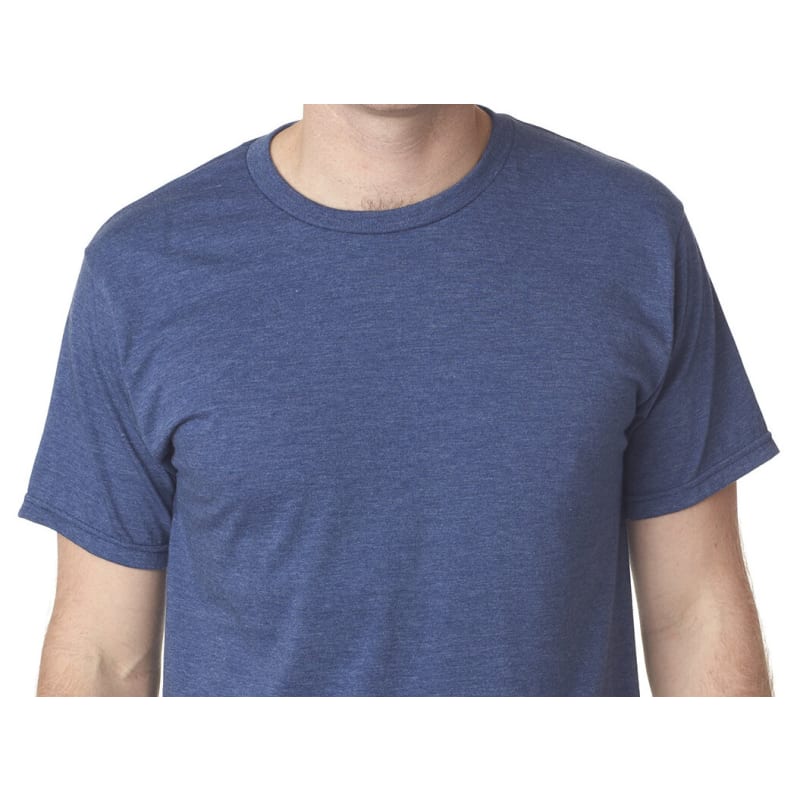Bayside Adult Adult Heather Ring-Spun Jersey Tee 9