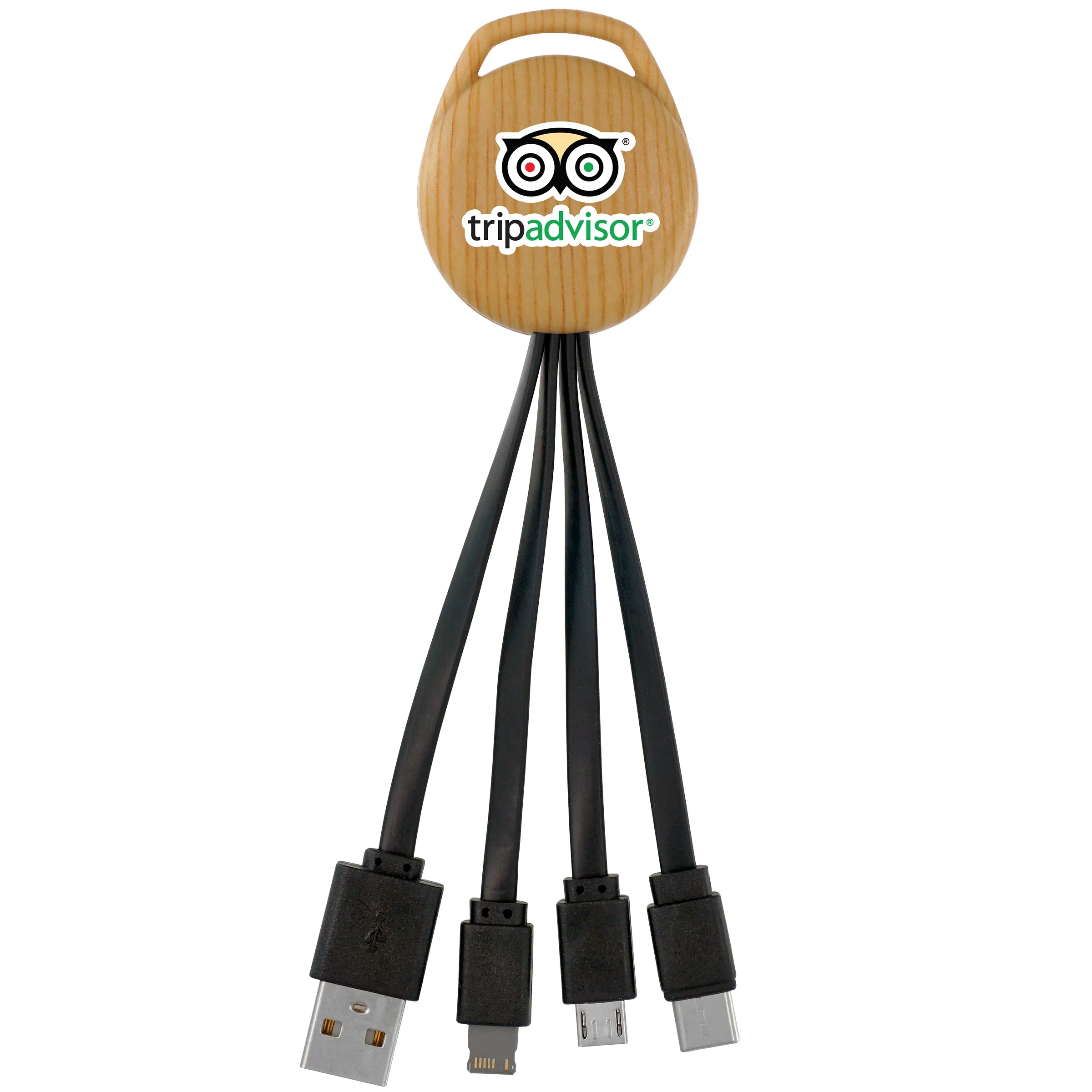 BAMBOO PATTERN VIVID 3-IN-1 CHARGING CABLE 6
