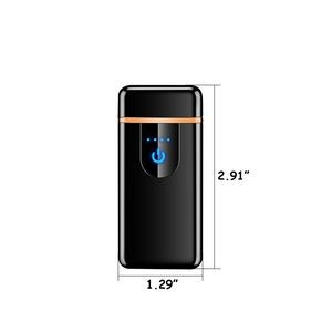 Sleek Round Angle Rectangle Electric Arc Lighter USB Charging 40