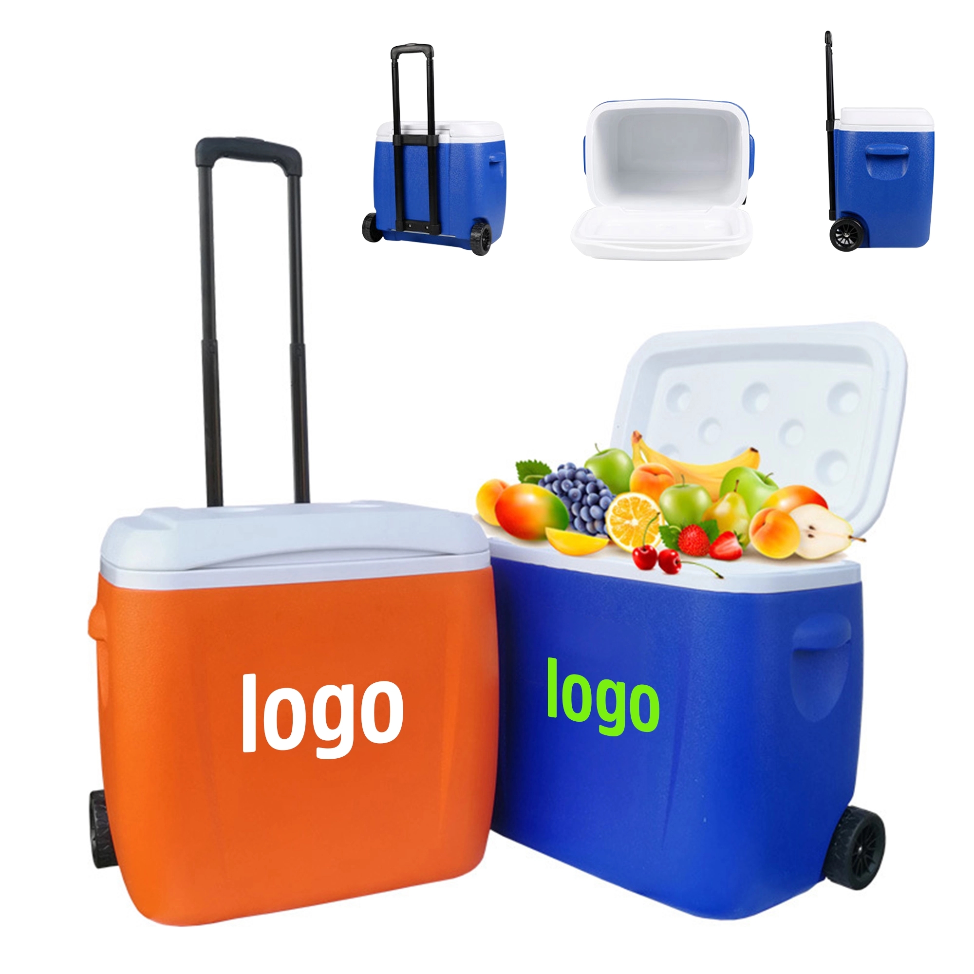 30 Qt Leakproof Wheeled Hard Cooler 5