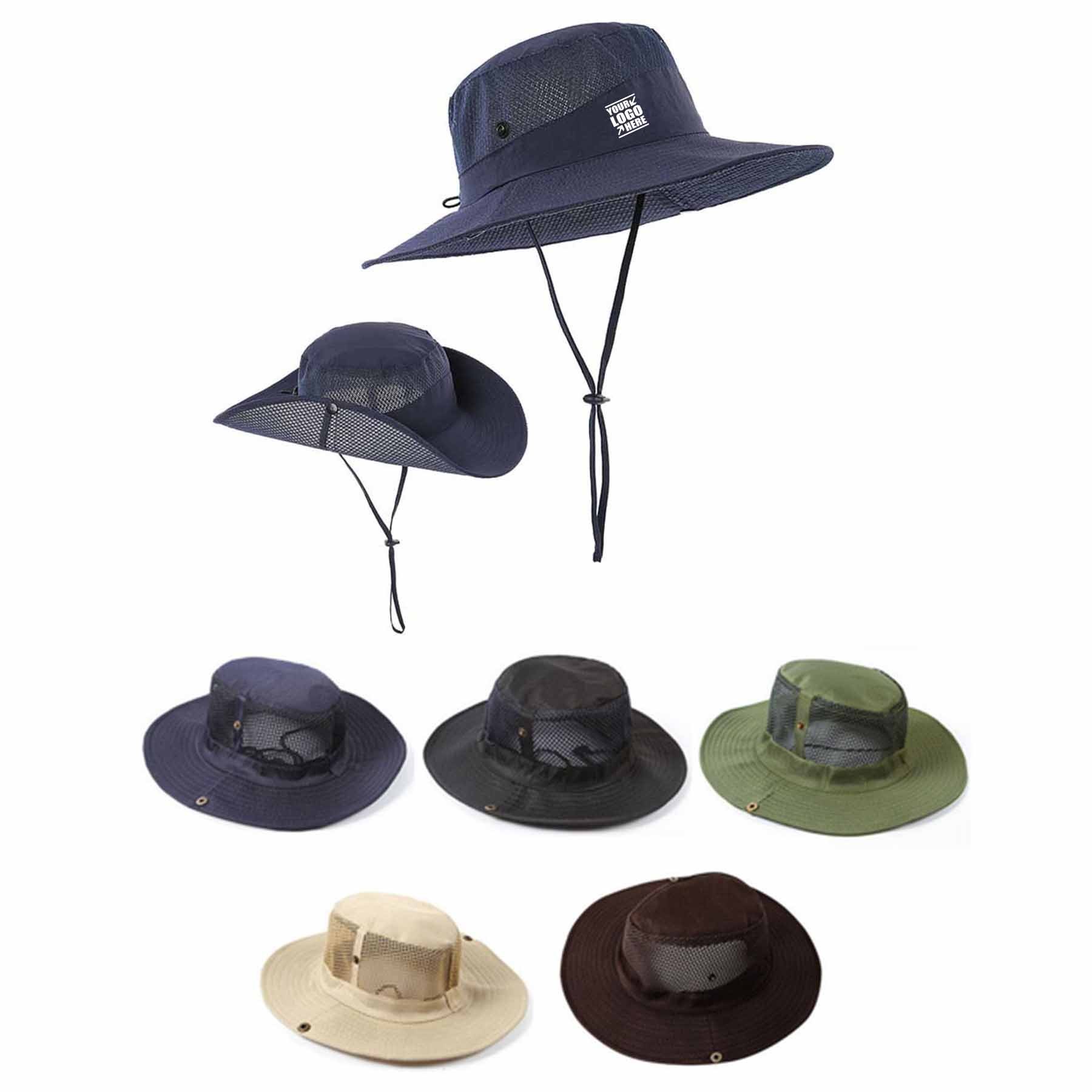 Sun Protection Mesh Boonie Bucket Hat 2