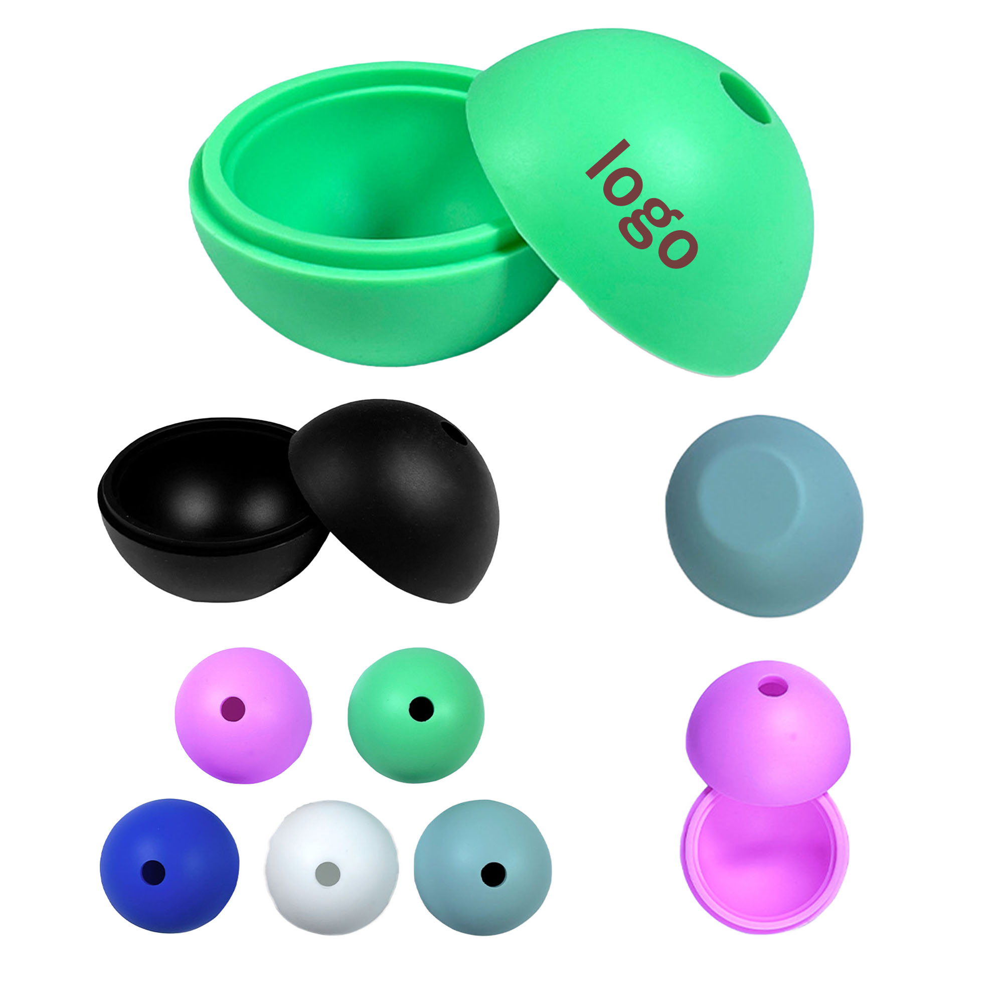 Round Household Ice Cube Tray 2
