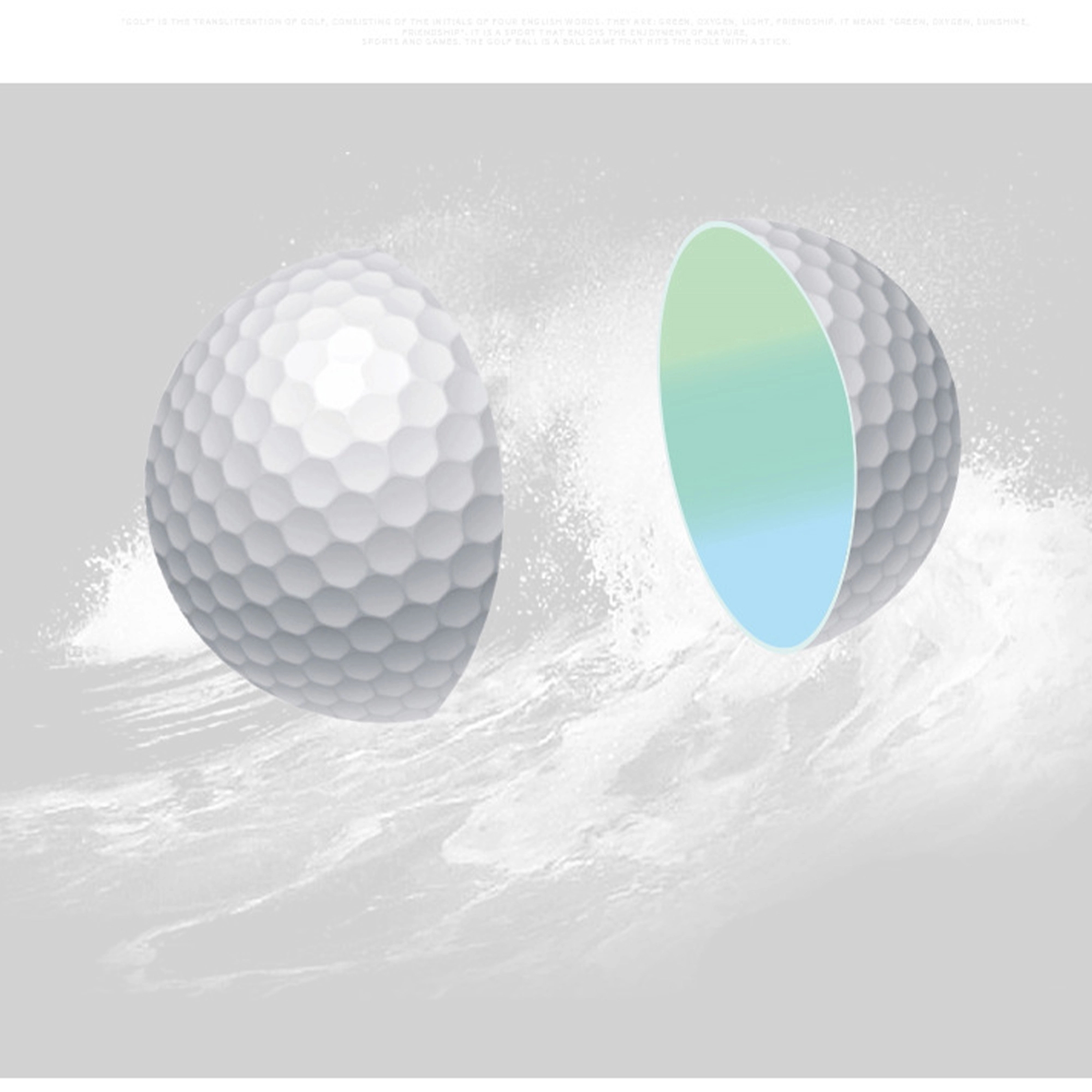 Double Layer Practicing Golf Ball 1