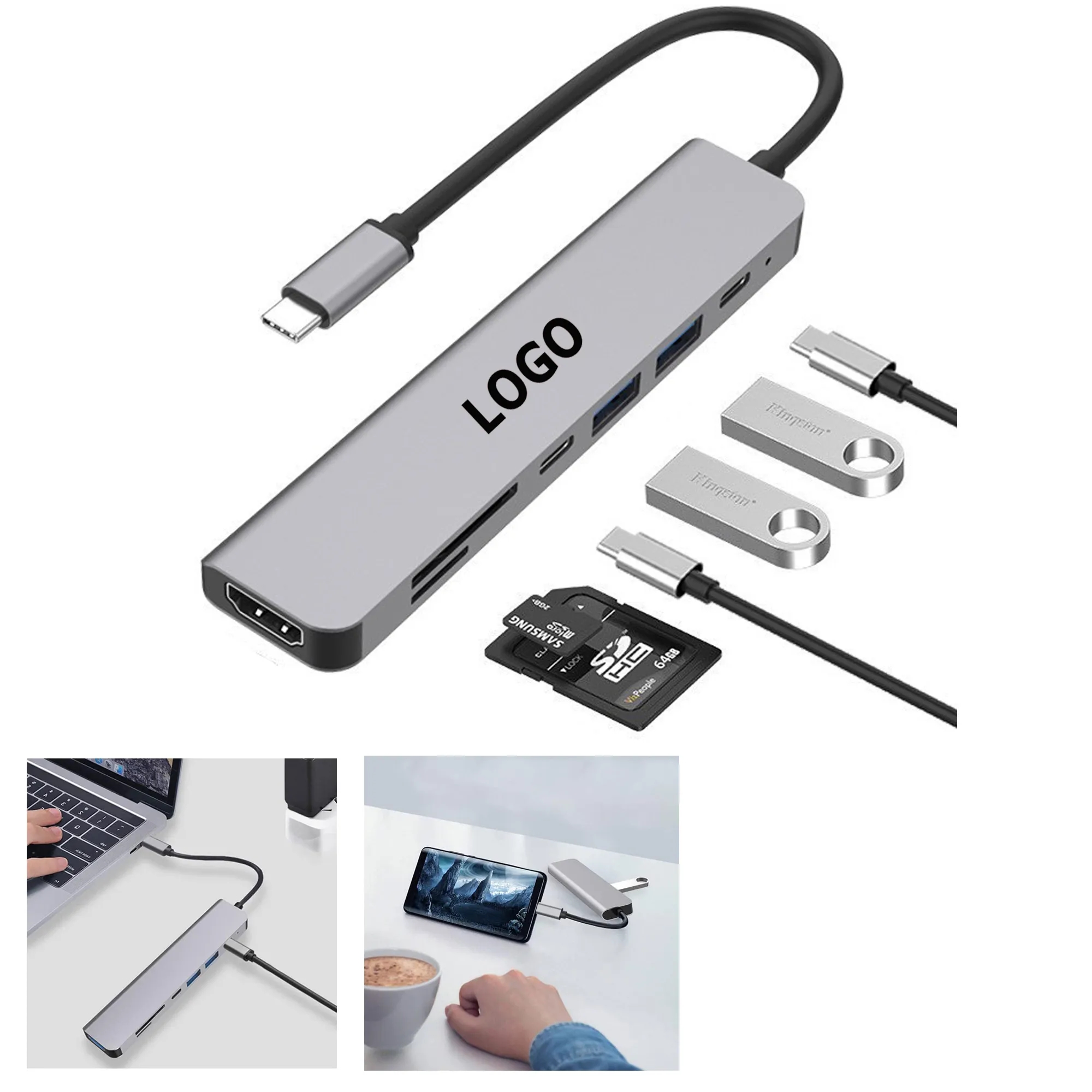 7 in 1 USB C Hub 3