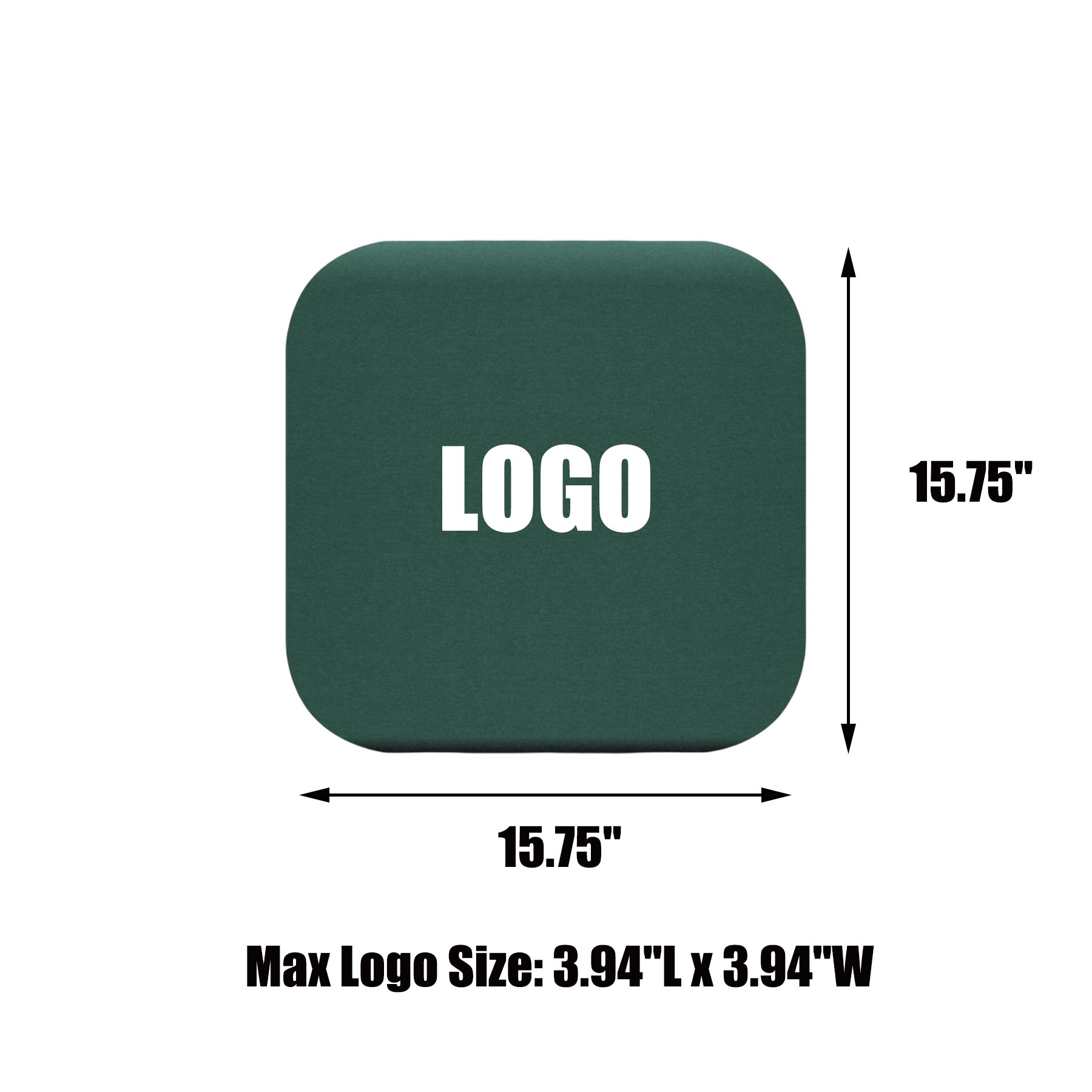 Square Memory Foam Cushion 2