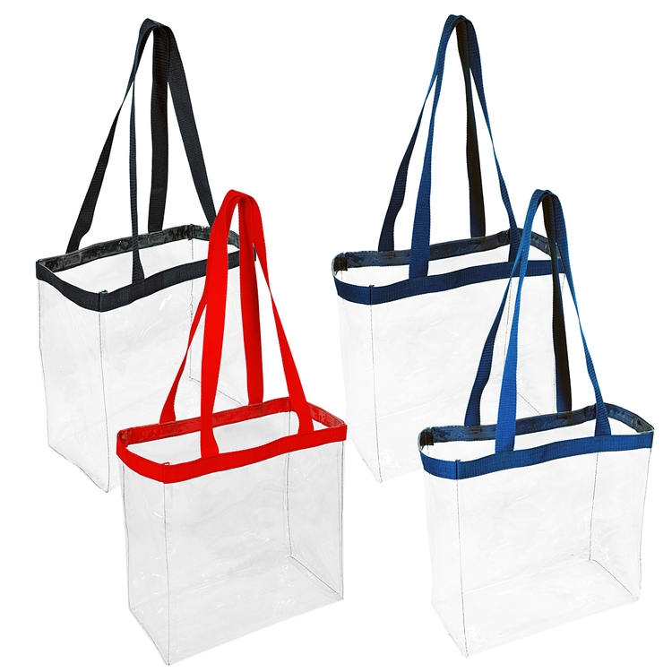 The 12"x12"x6" Clear Open Tote Bag 2