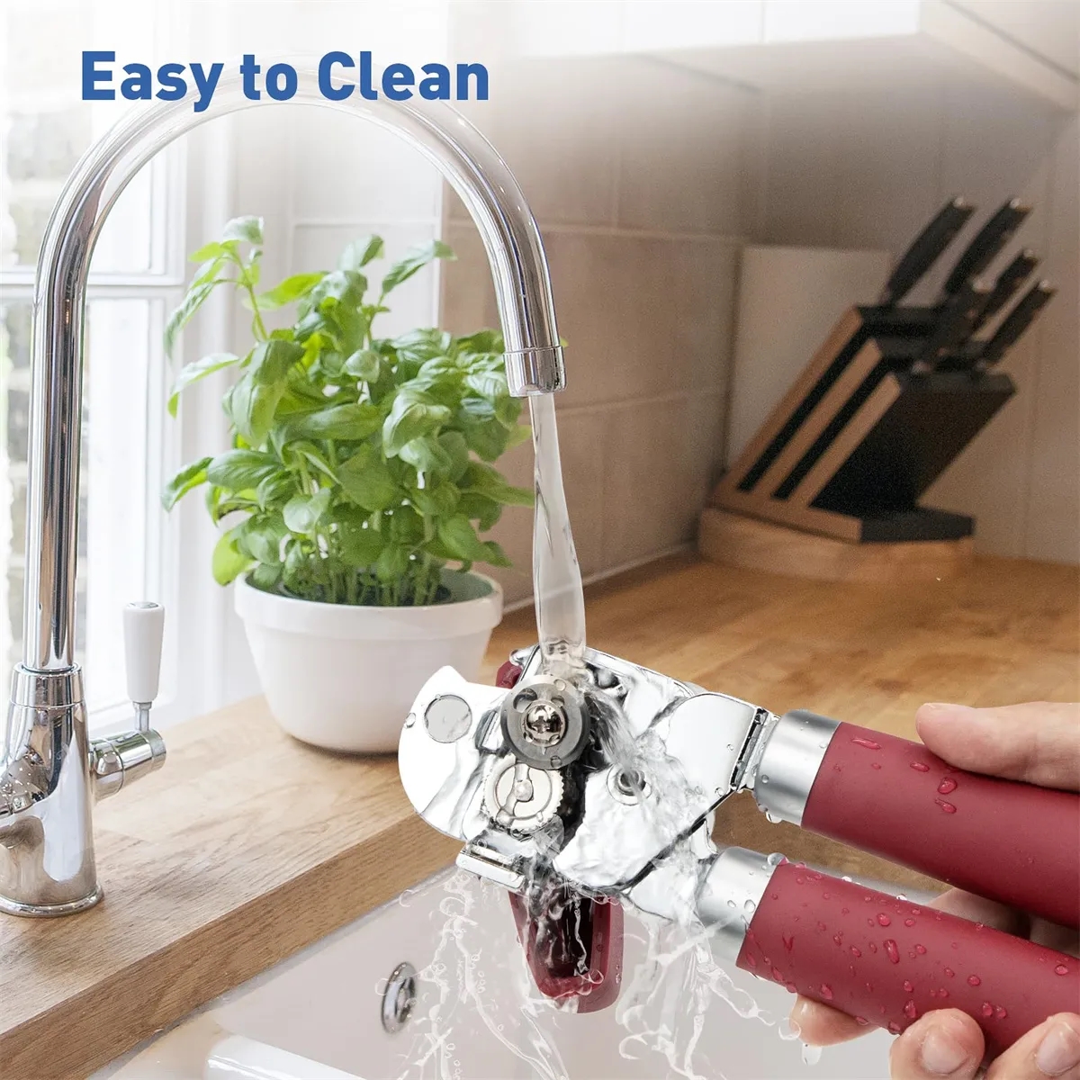 Stainless Steel  Handheld Strong Heavy Duty Can Opener 2