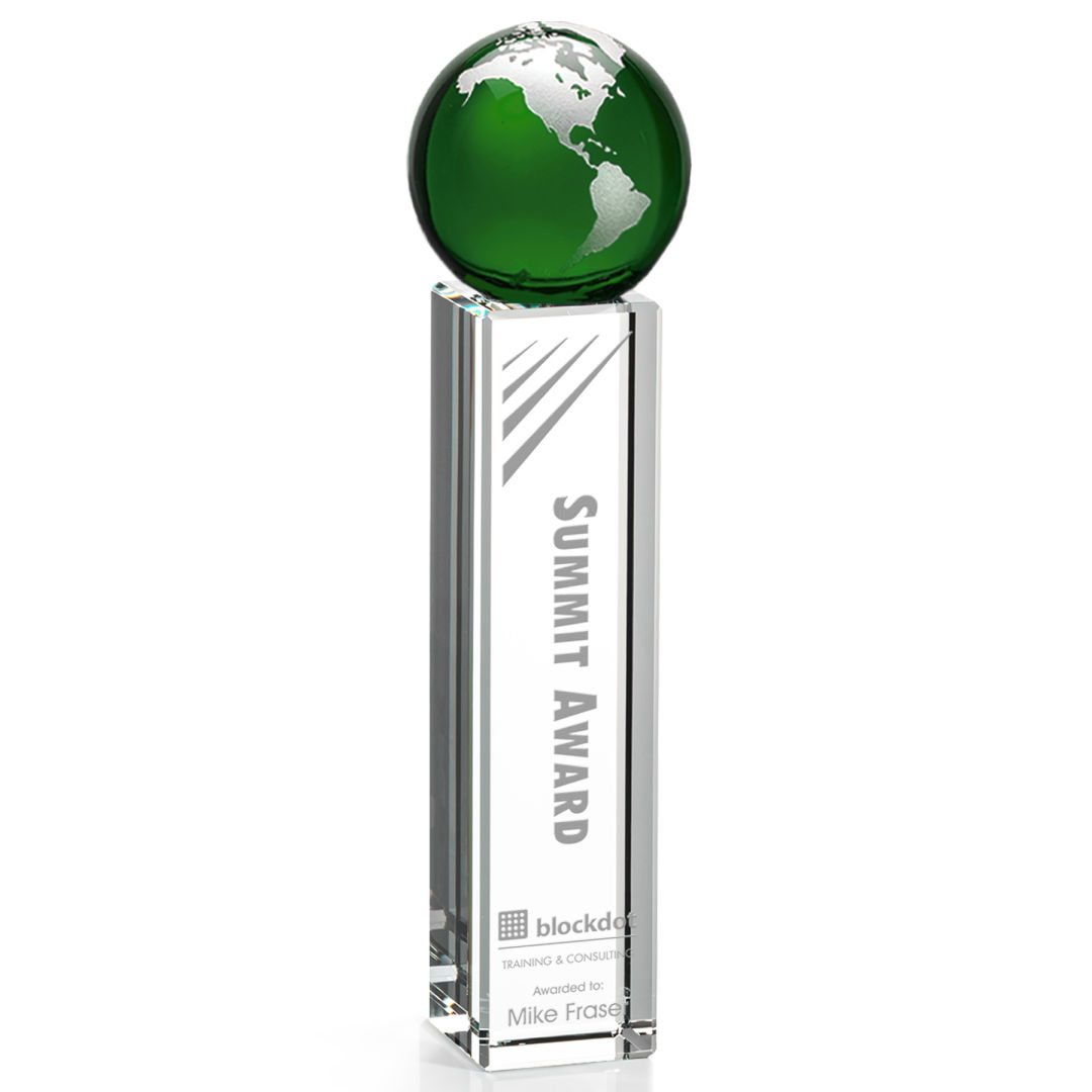 Luz Globe Award - Green/Silver 5