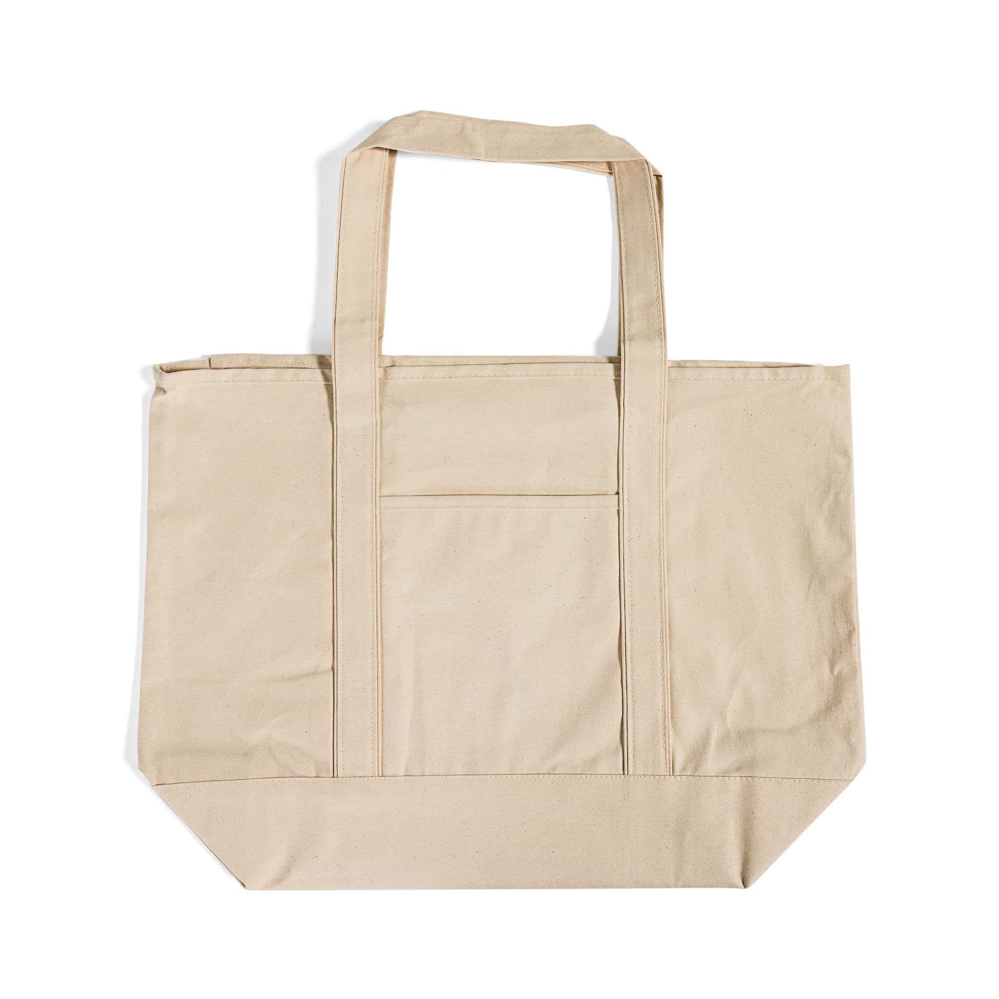 Jumbo Deluxe Canvas Tote Bag, custom tote bag with logo imprint 11