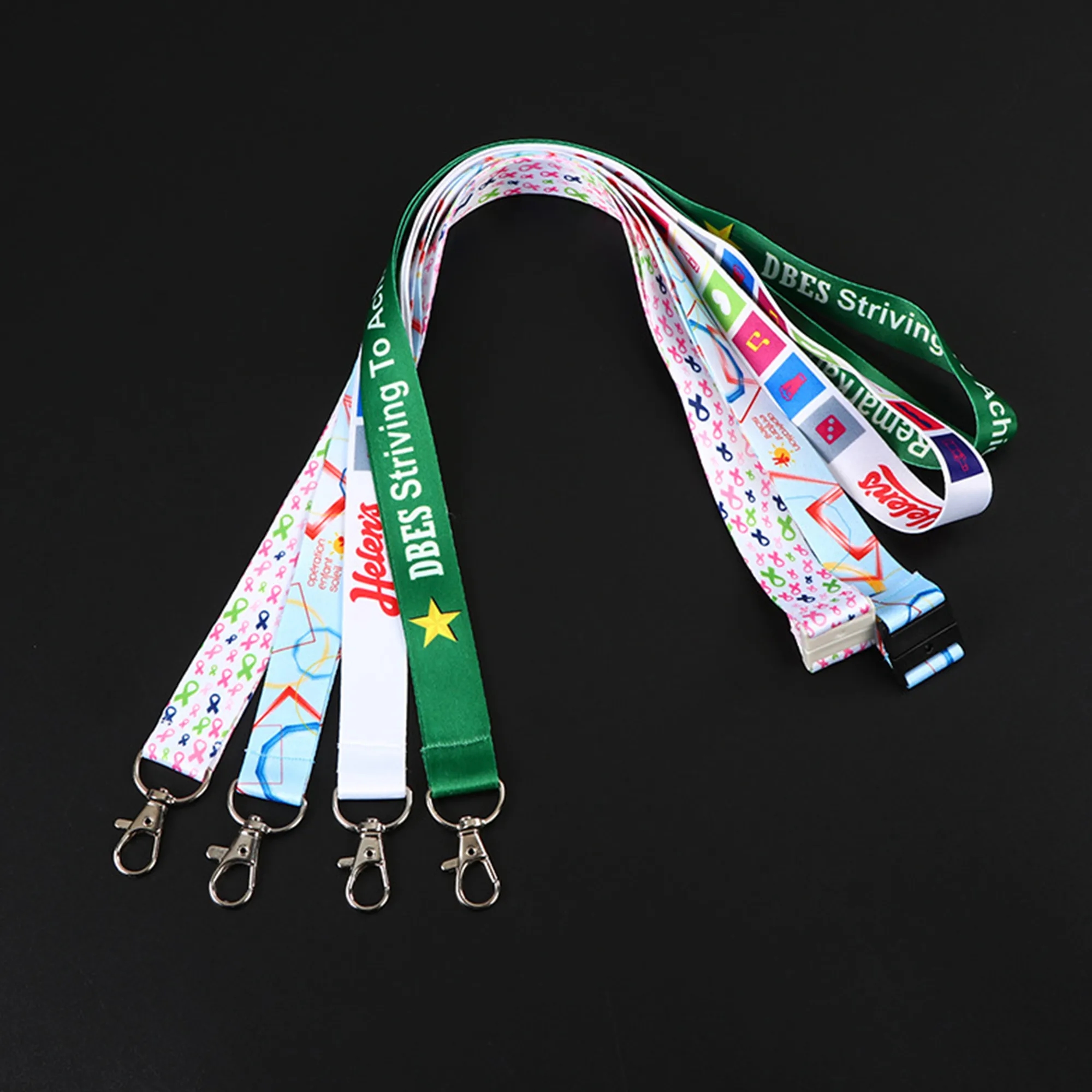 MOQ 100PCS Full Color Dye-Sublimated Lanyard 2