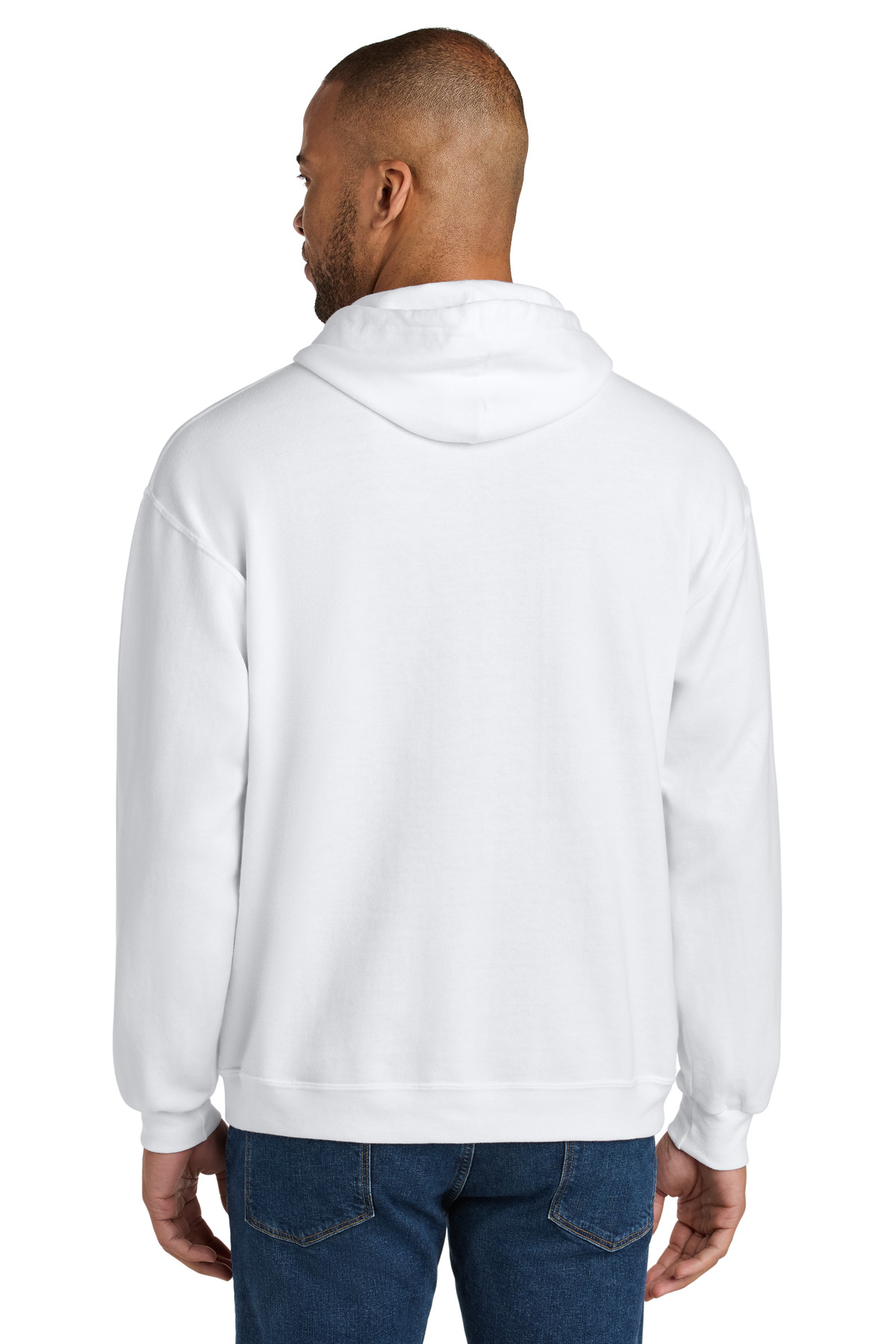 Jerzees Ultimate Unisex CVC Ring Spun Hooded Sweatshirt IC49M 34