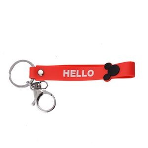 Charming PVC Mouse Keychain With Key Ring Attachment 5