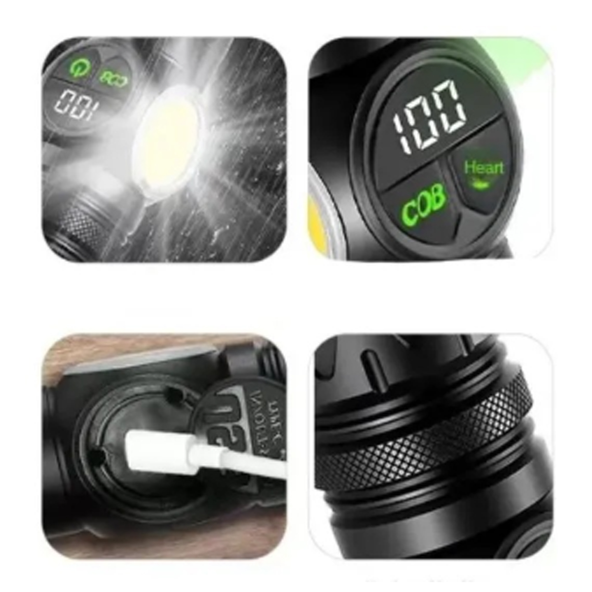 High Lumen Tactical LED Outdoor Flashlight 2