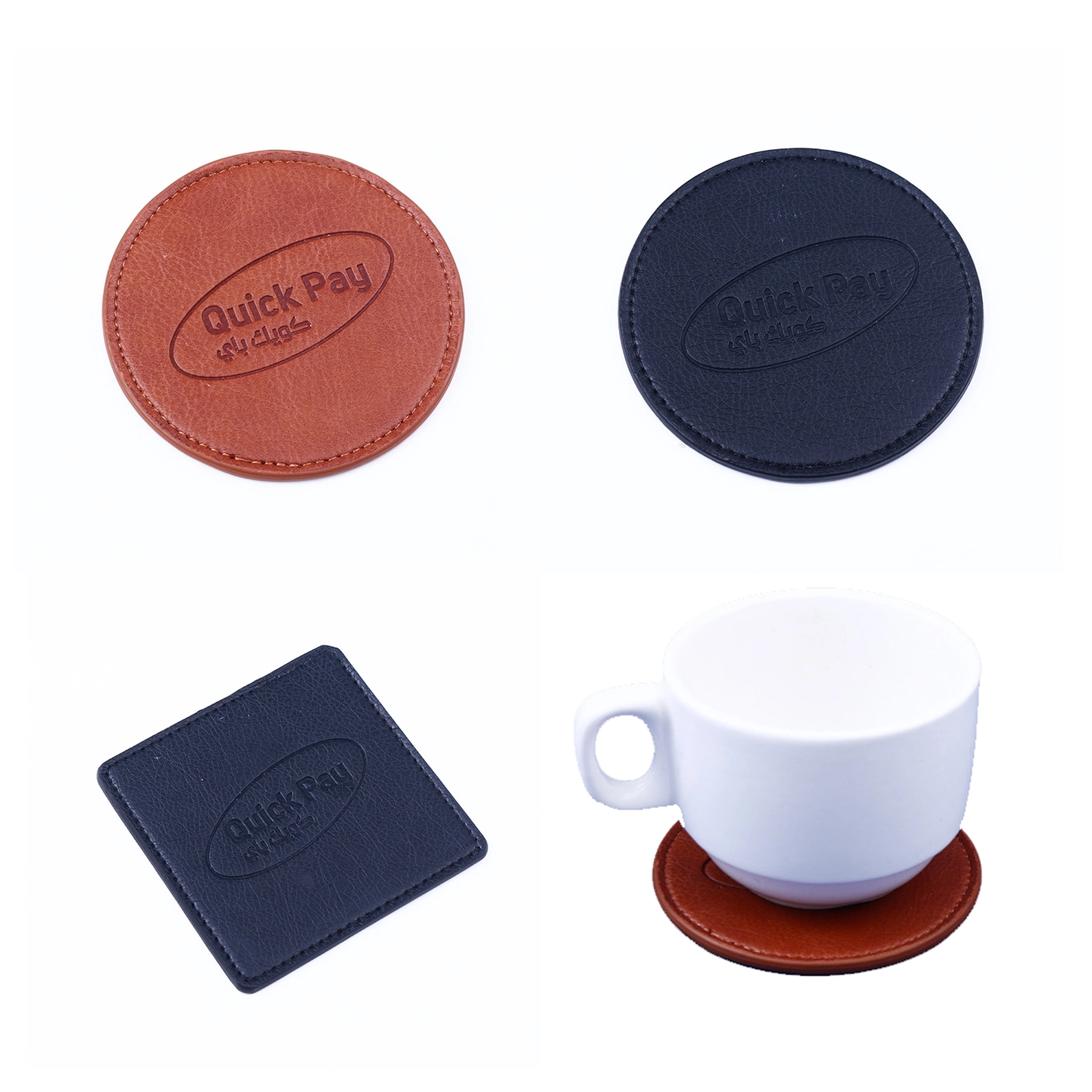 Eco-Friendly Pu Non-Slip Coaster 3