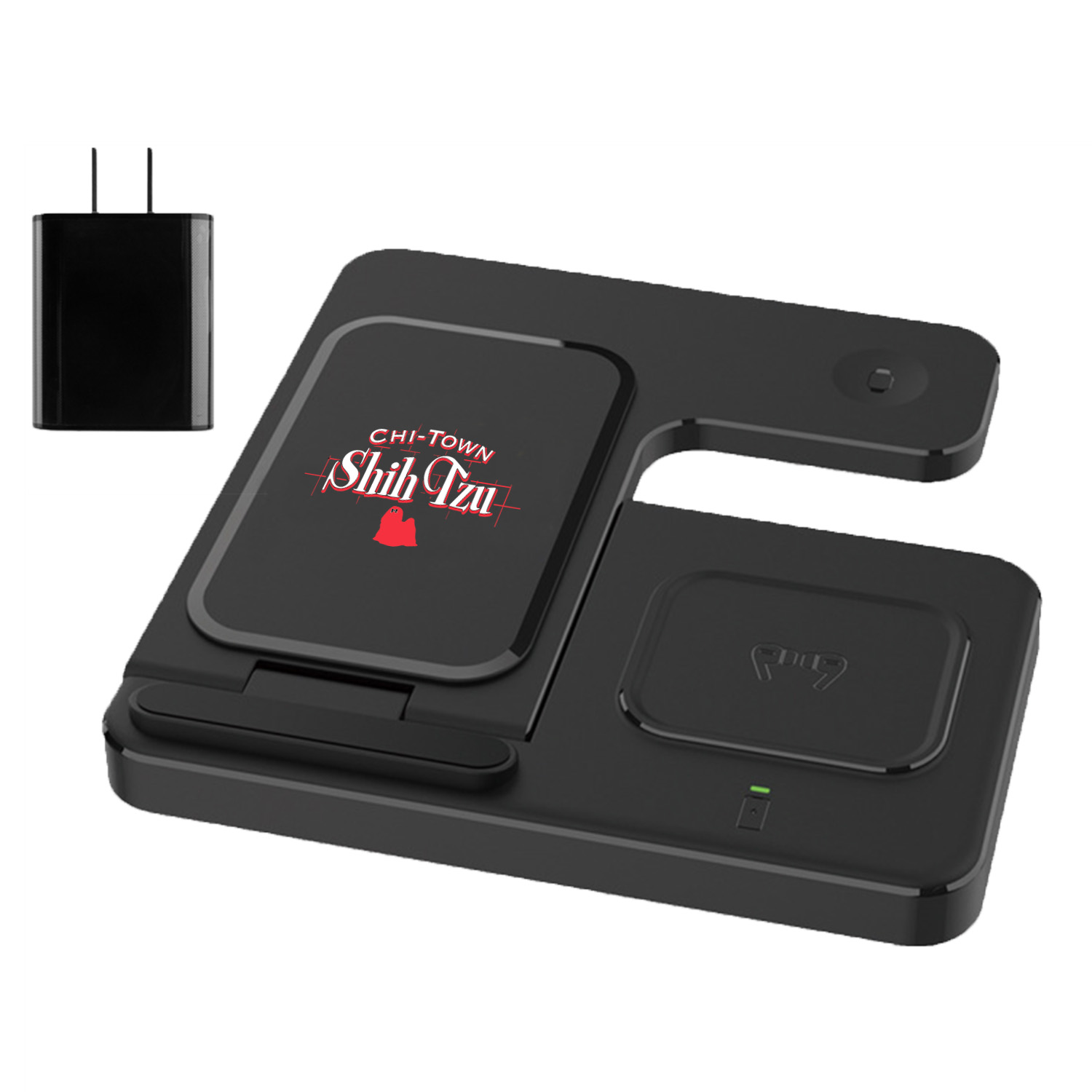 3IN1 Wireless 15W Charging Station with 18W Wall Charger 2