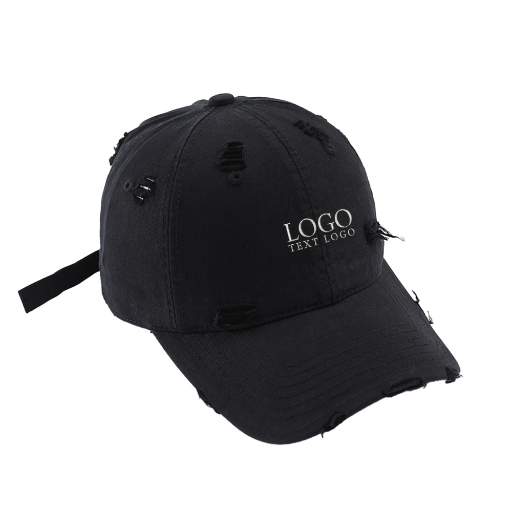 Vintage Custom Embroidery Old Hole Dad Hat 5