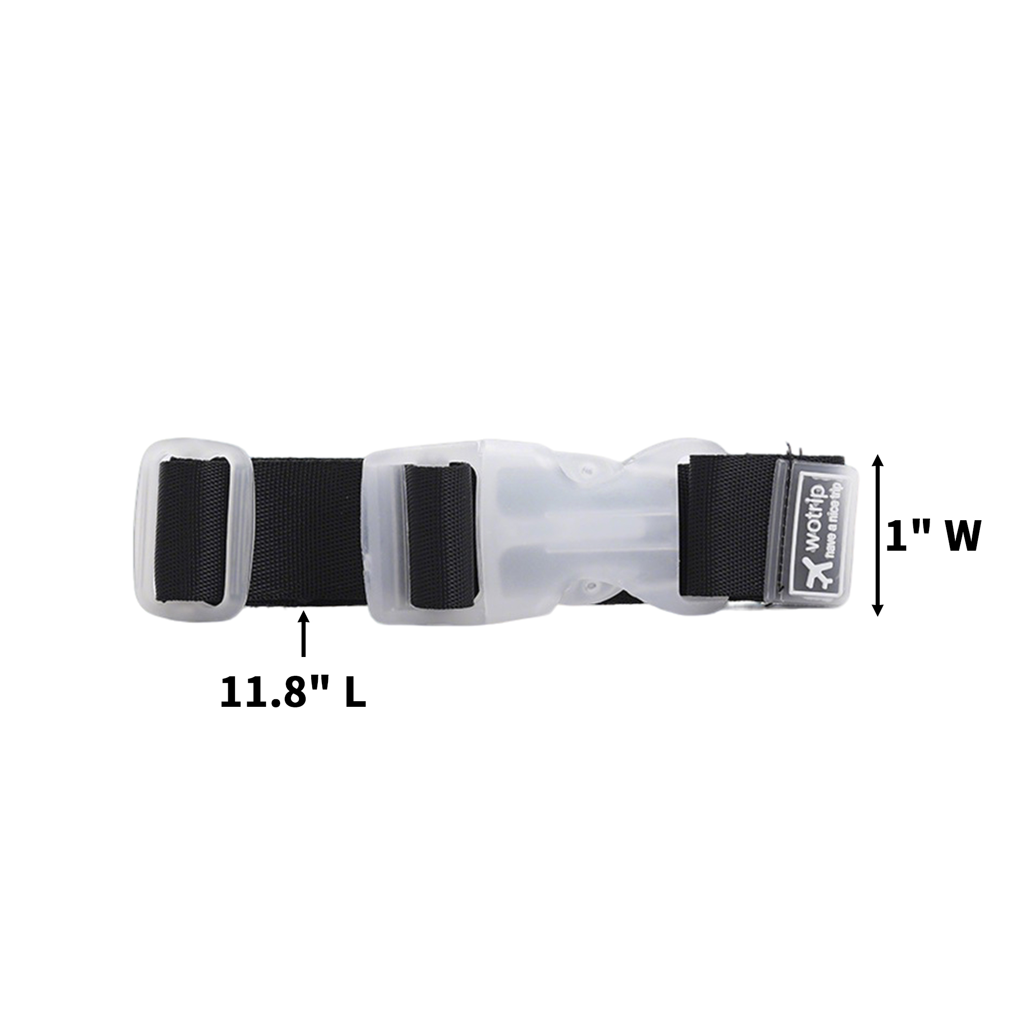 Adjustable Luggage Belt With Quick Release Buckle 11.8" Length X 1" Width 2