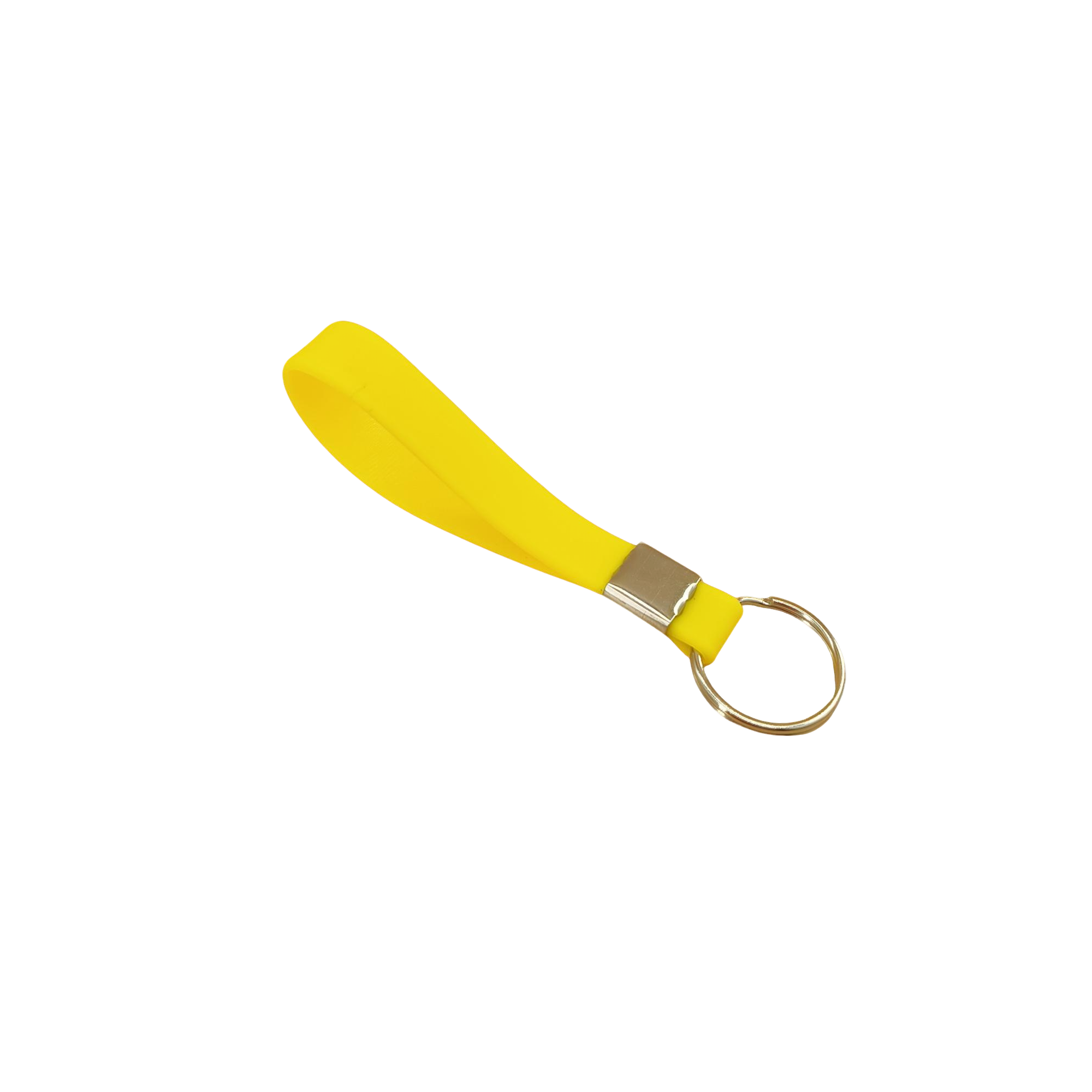 Silicone Loop Wrist Keychain With Metal Crimp 11