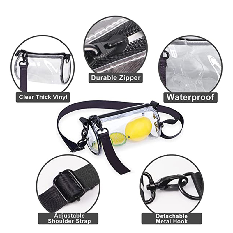 Clear Cylindrical Crossbody Bag 6