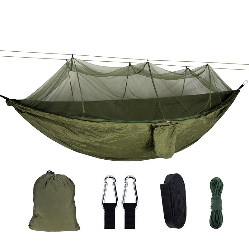 Custom Camping Portable Hammock w/Mosquito Net 4