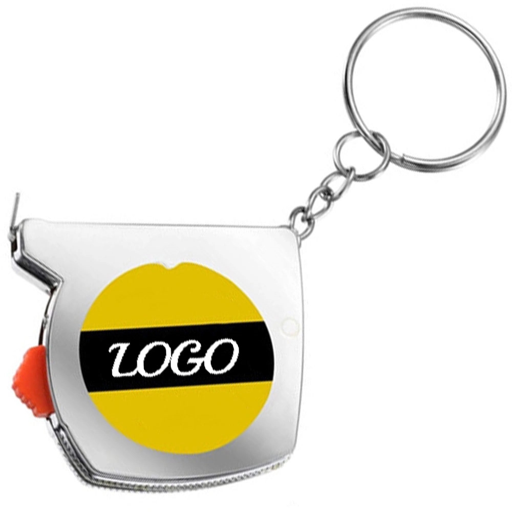 Key Chain Tape Measure Chrome 3