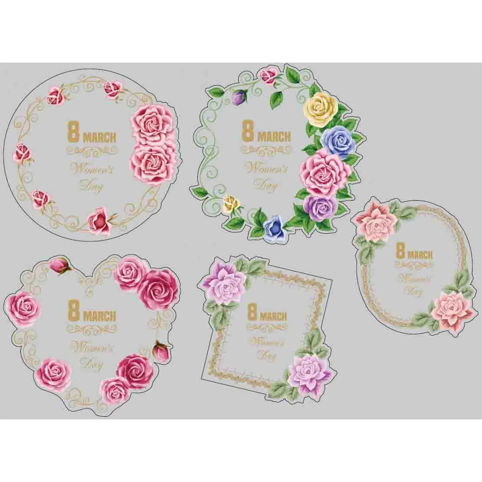 5"X7" Acrylic Wedding Invitations Cards 4