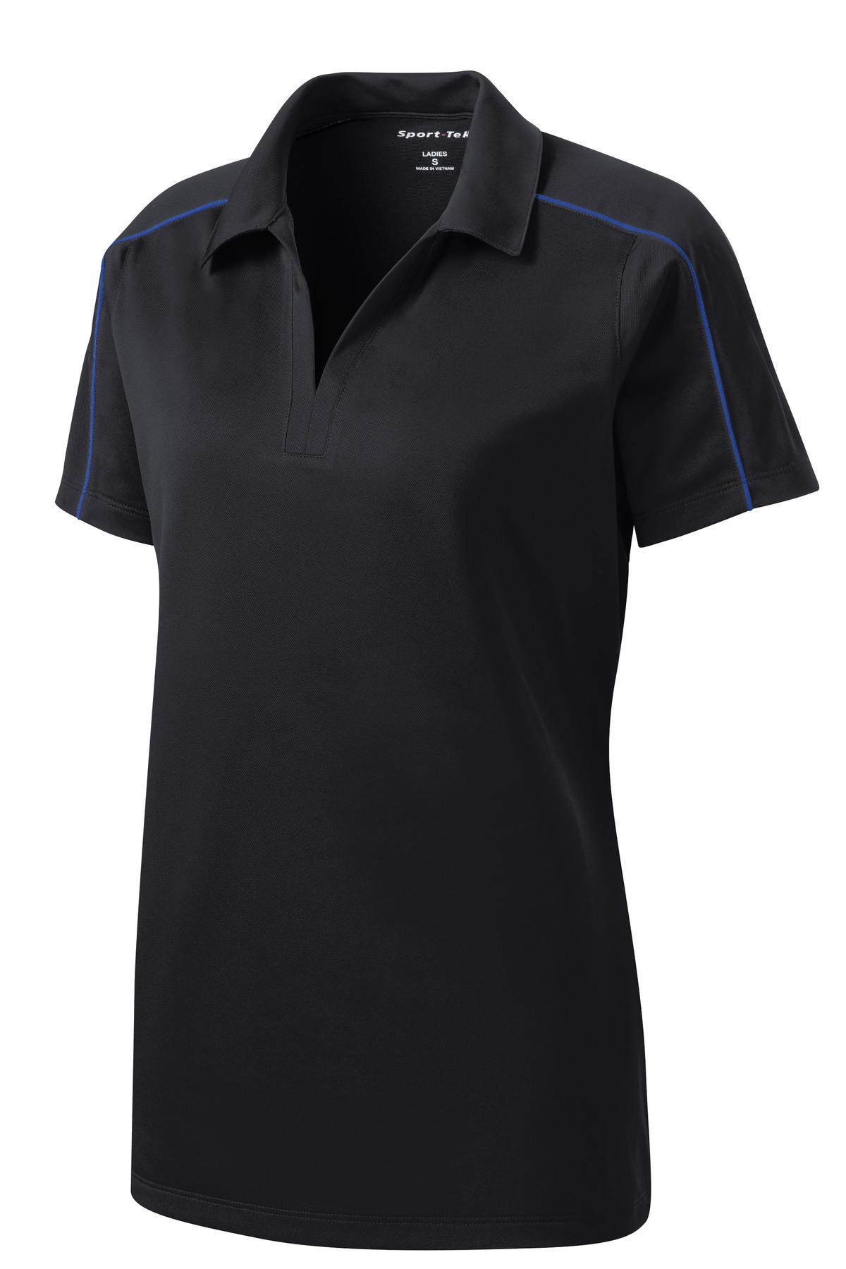 Sport-Tek Women's Micropique Sport-Wick Piped Polo. LST653 17