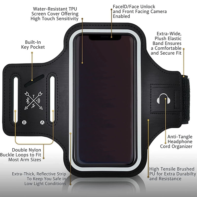 Water Resistant Cell Phone Armband Case Running Holder 2