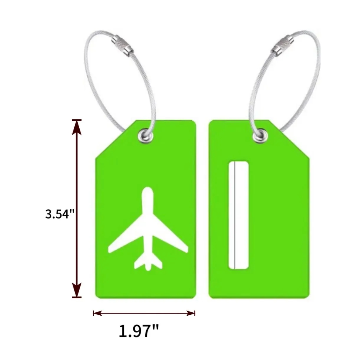 Upgraded Silicone Travel Luggage Tag With Name ID 2
