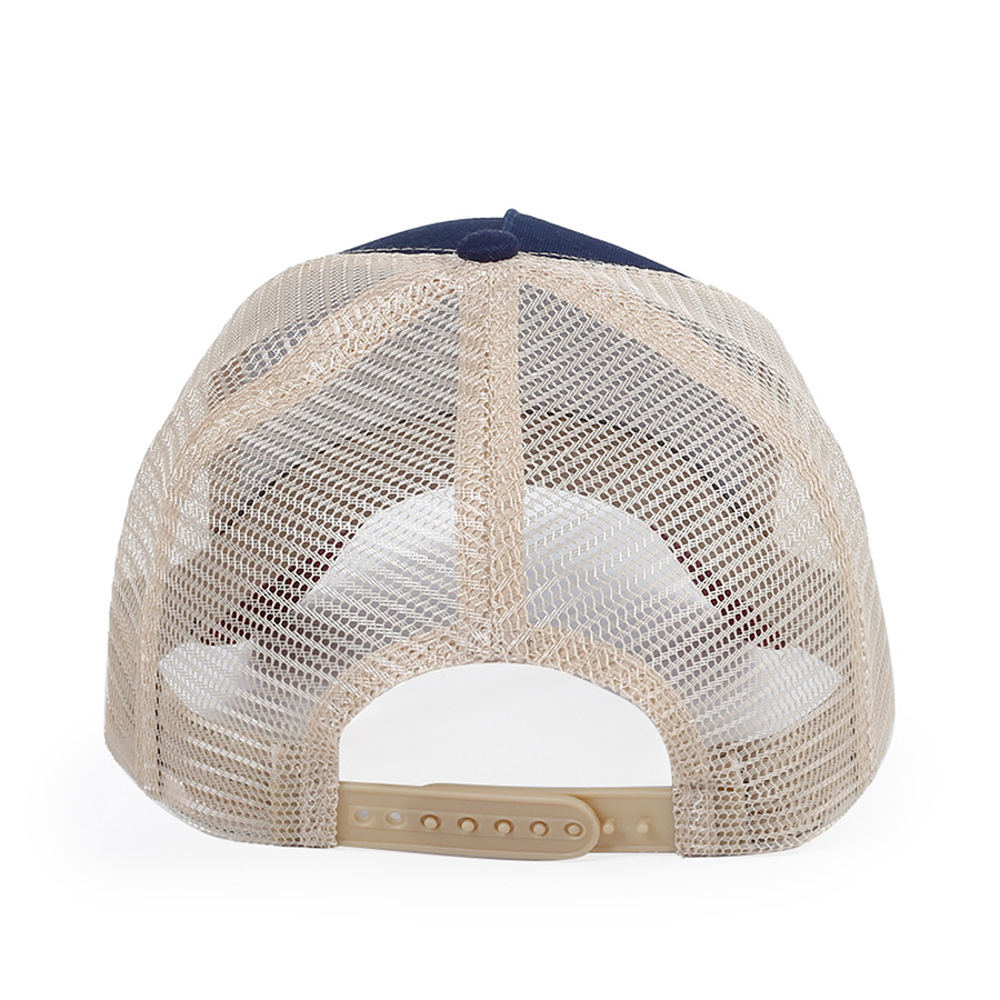 Stock Multi-Tone Cotton 5-Panel Trucker Cap 2