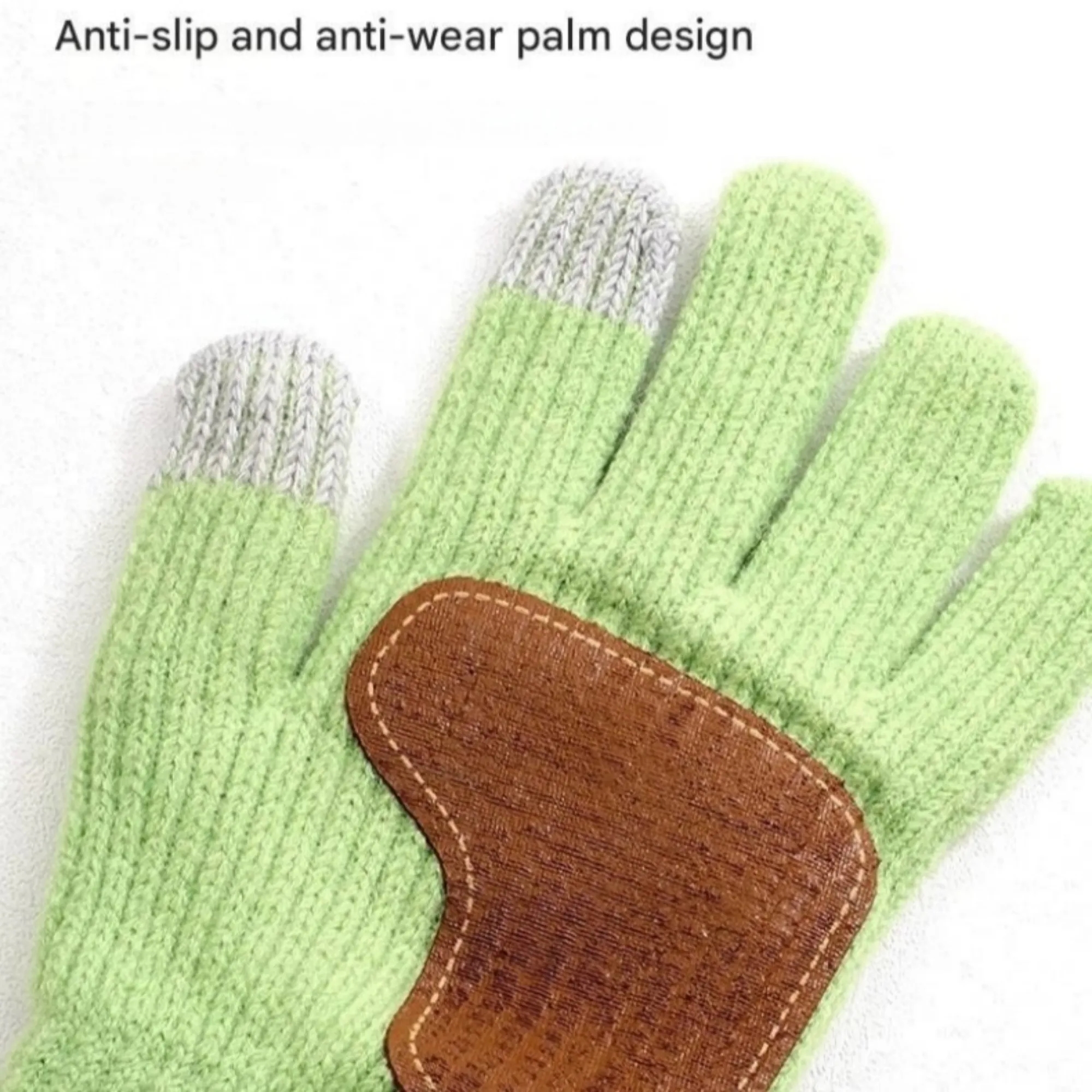 Touchscreen Knit Winter Gloves Grip 13