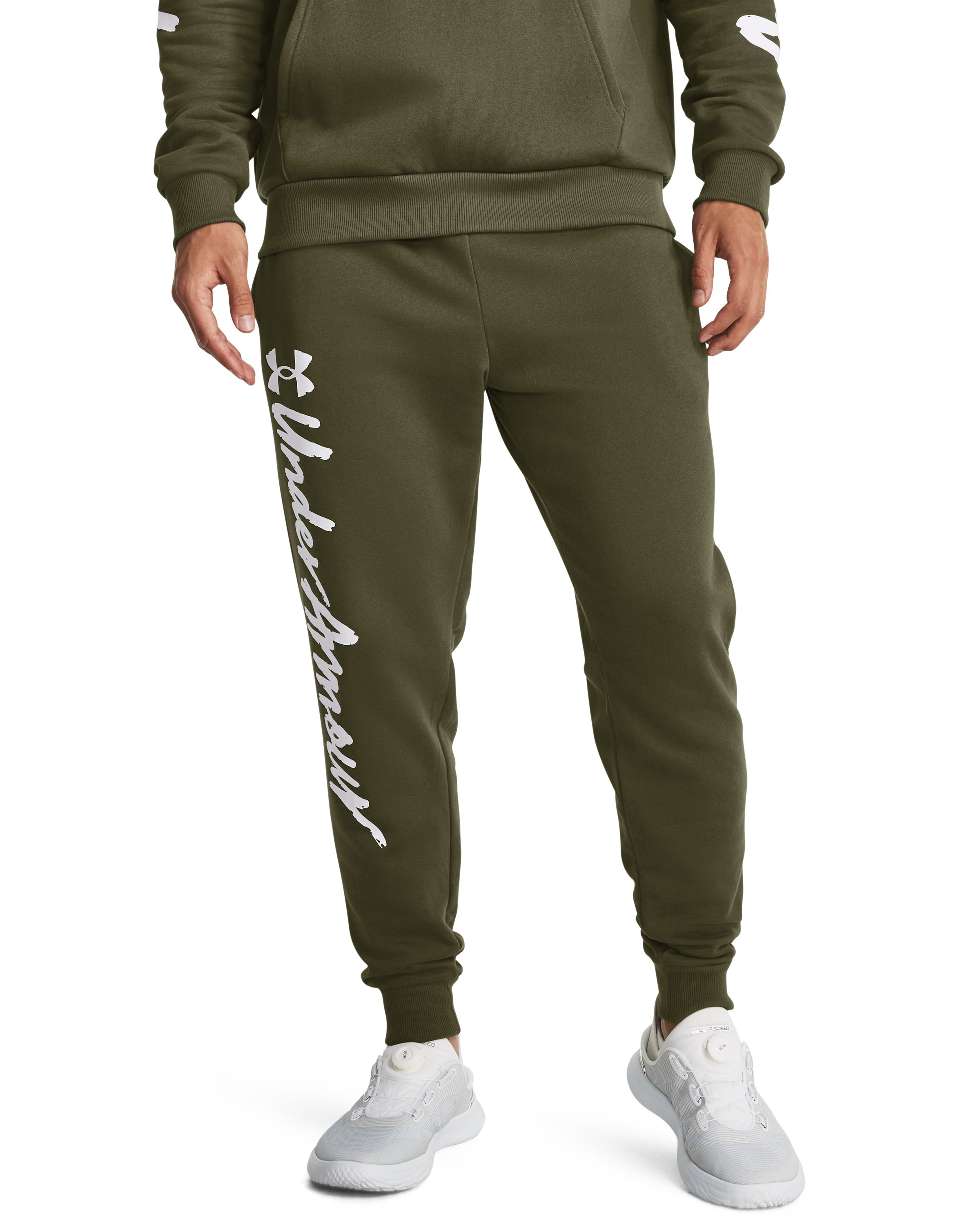 UA Rival Fleece Graphic Men's Joggers 3