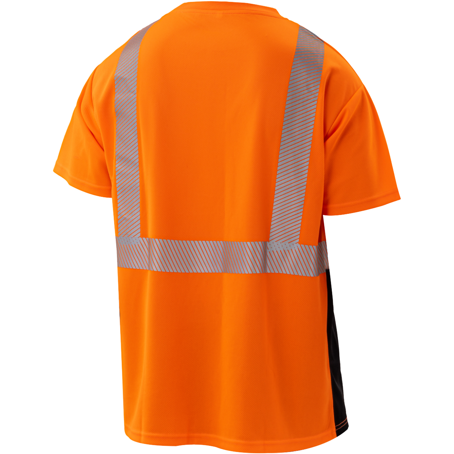 3.8 oz. Polyester Class 2 Color Block Segmented Tape Safety T-Shirt with Pocket 4