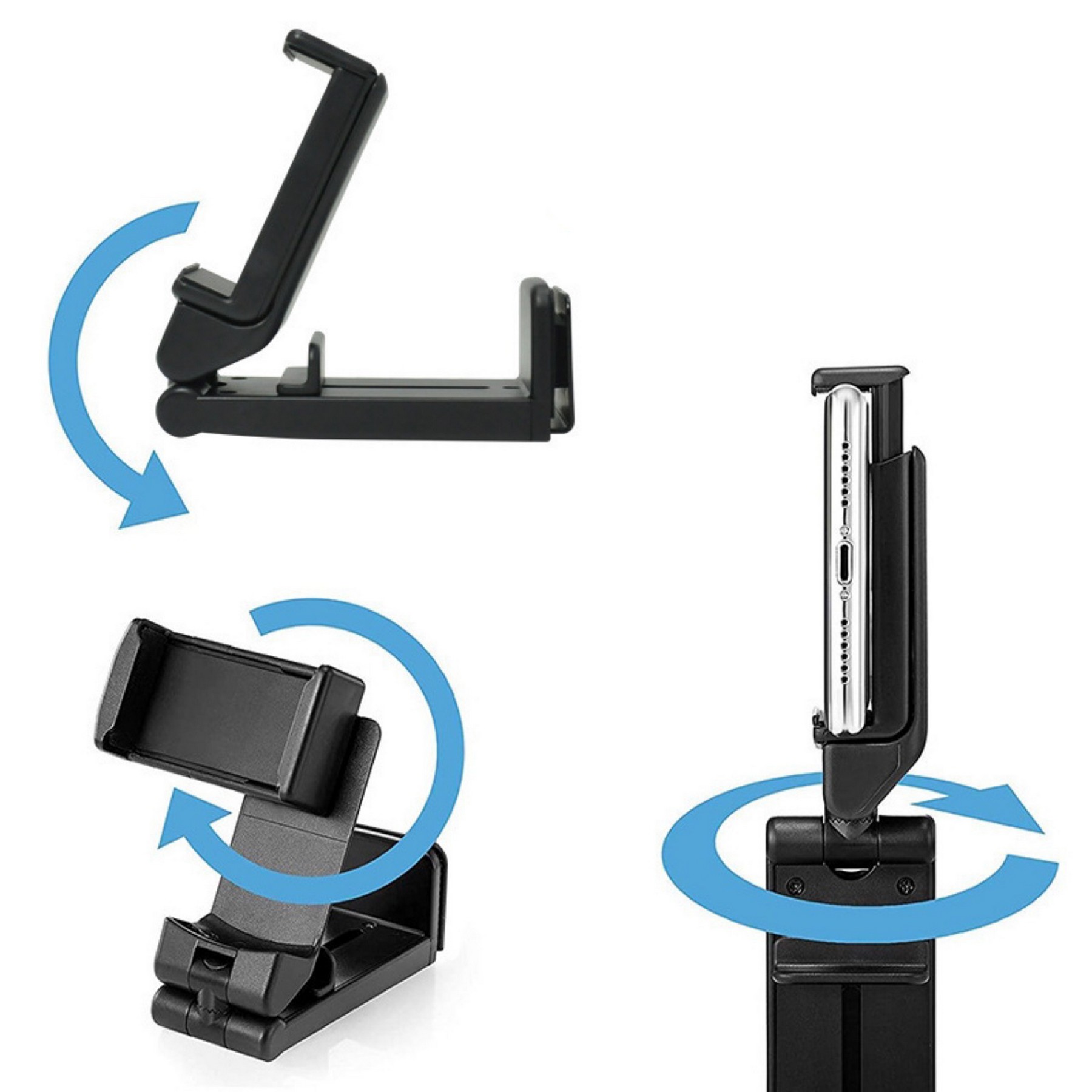 Airplane Travel Phone Holder W/360 Degree Rotation 8