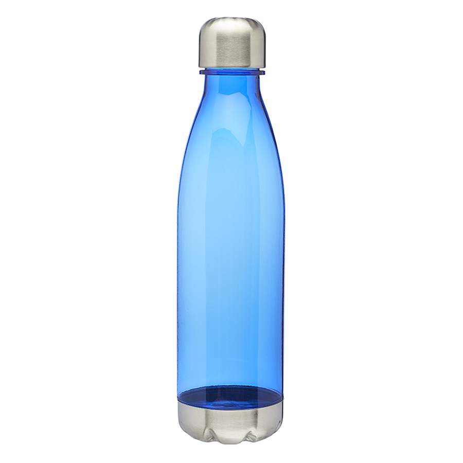 Cola-shaped Plastic Water Bottle - Steel Cap, 25 oz. 8