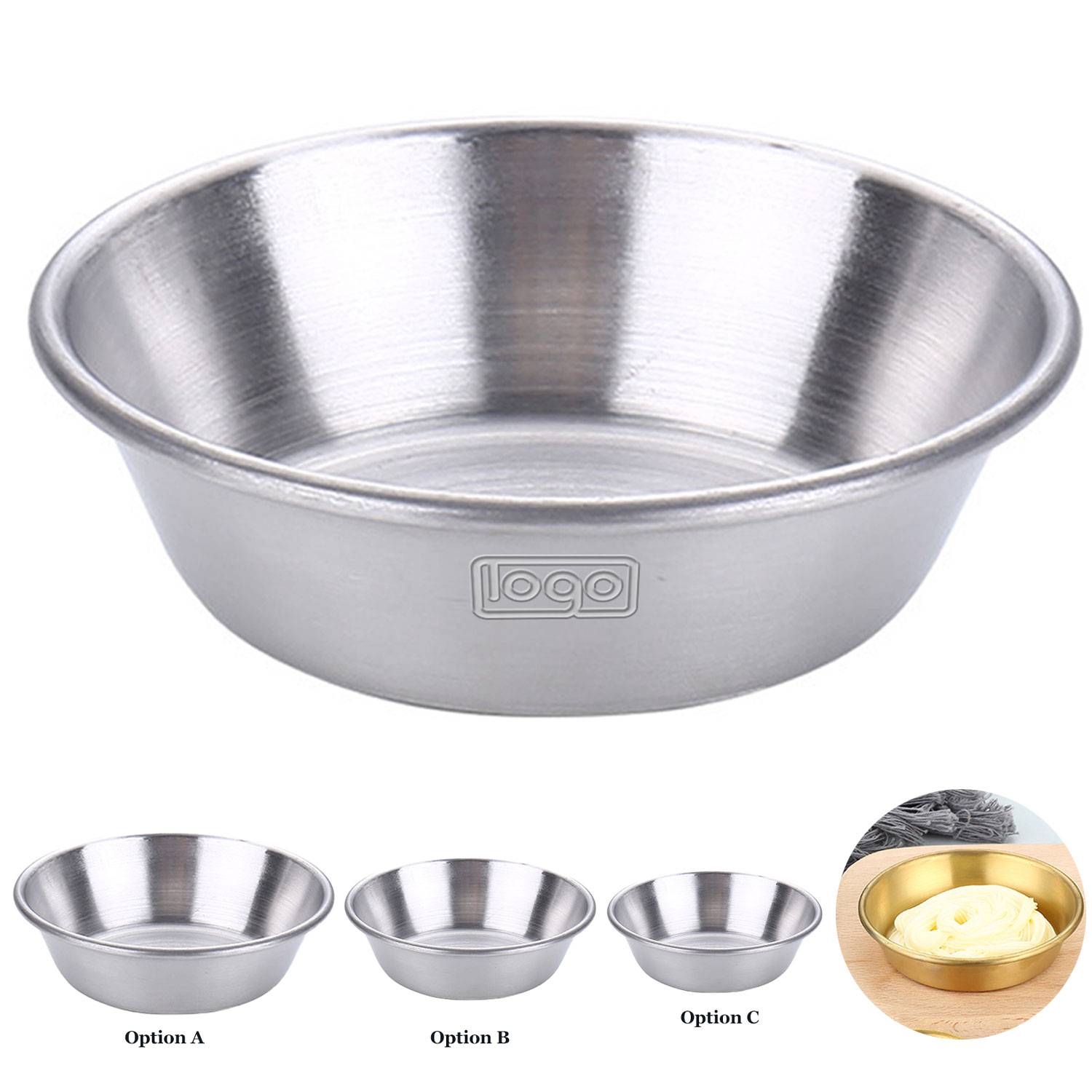Stainless Steel Dipping Sauce Dish for Hot Pot & Western Din 2