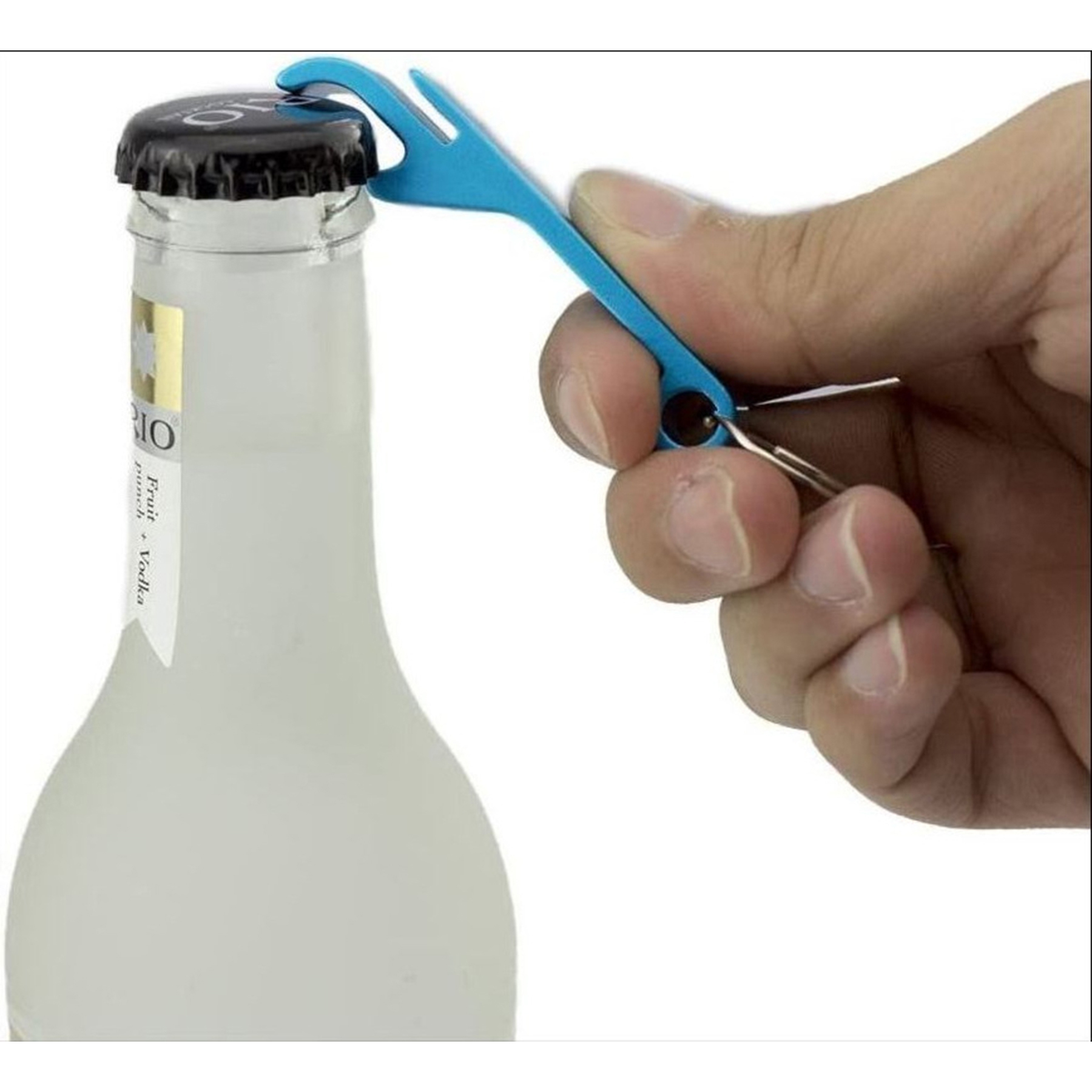 Aluminum Alloy Palm Tree Bottle Opener with Keychain 3