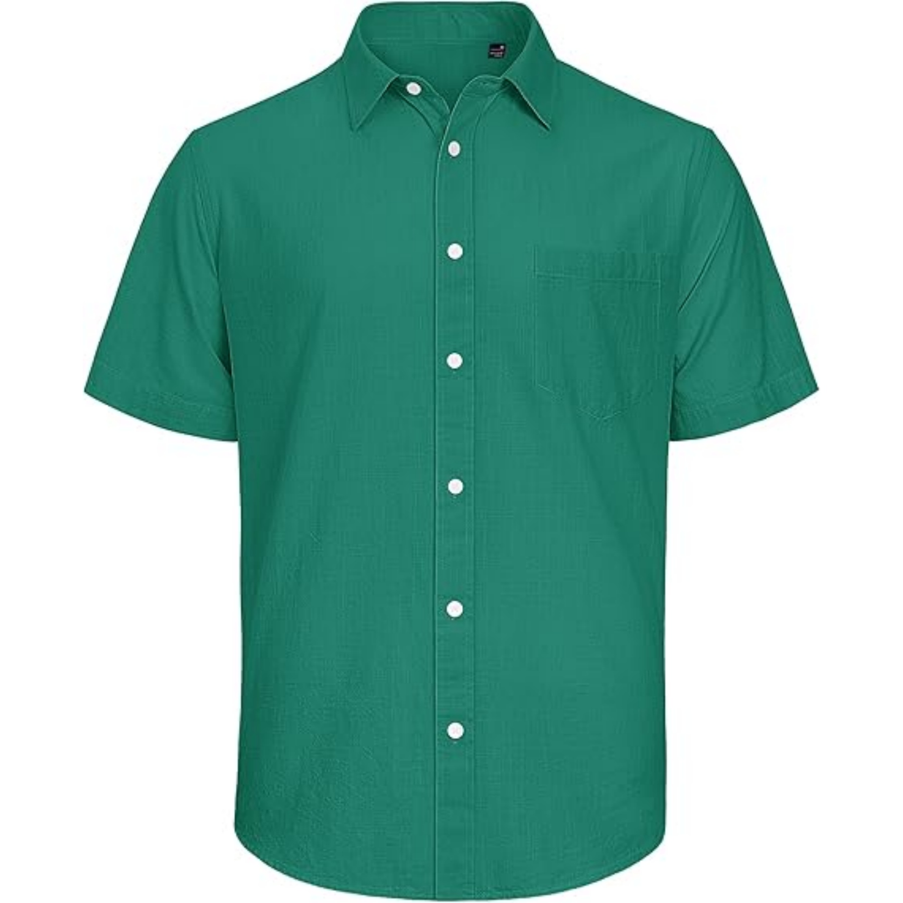 Men's Cotton Linen Short Sleeve Shirt 4
