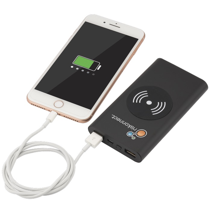 UL Cert Tri-Way Wireless & Power Bank 10,000mAh 8